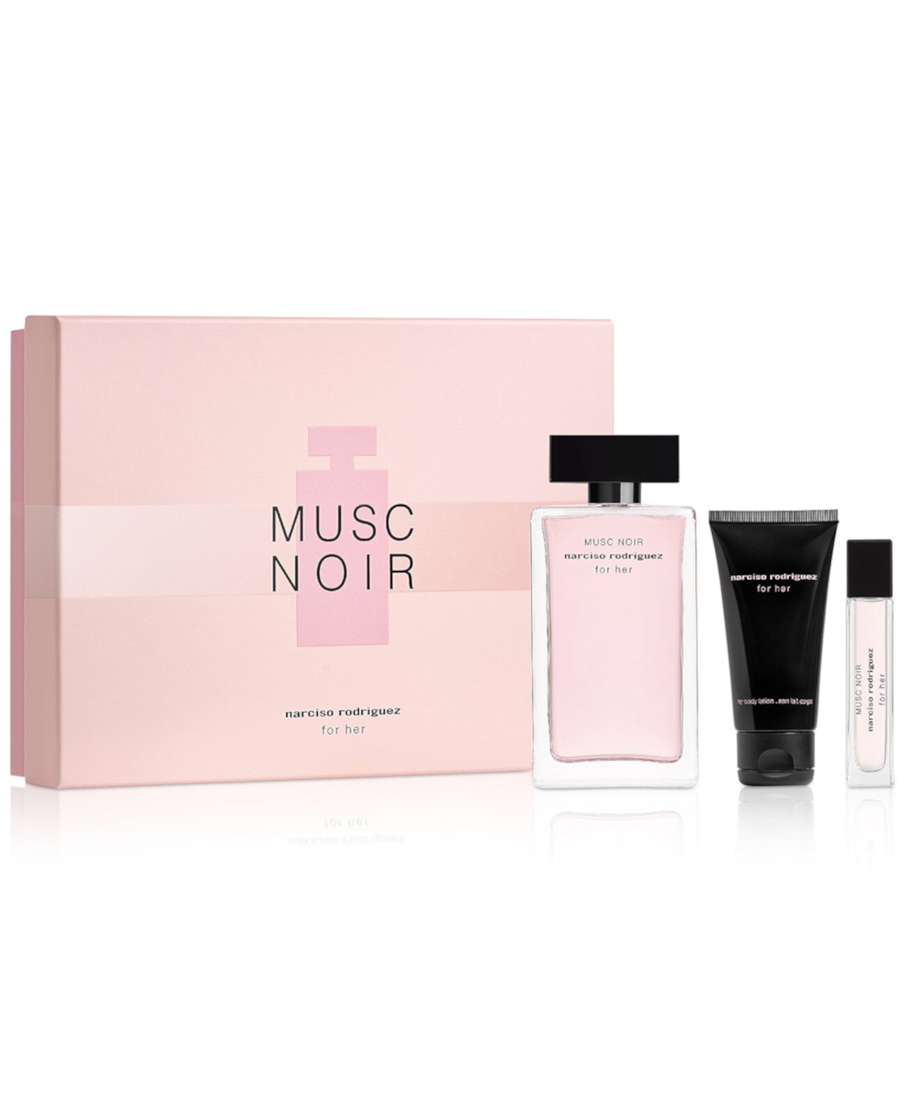 3-шт. Подарочный набор парфюмированной воды For Her Musc Noir Eau de Parfum Narciso Rodriguez