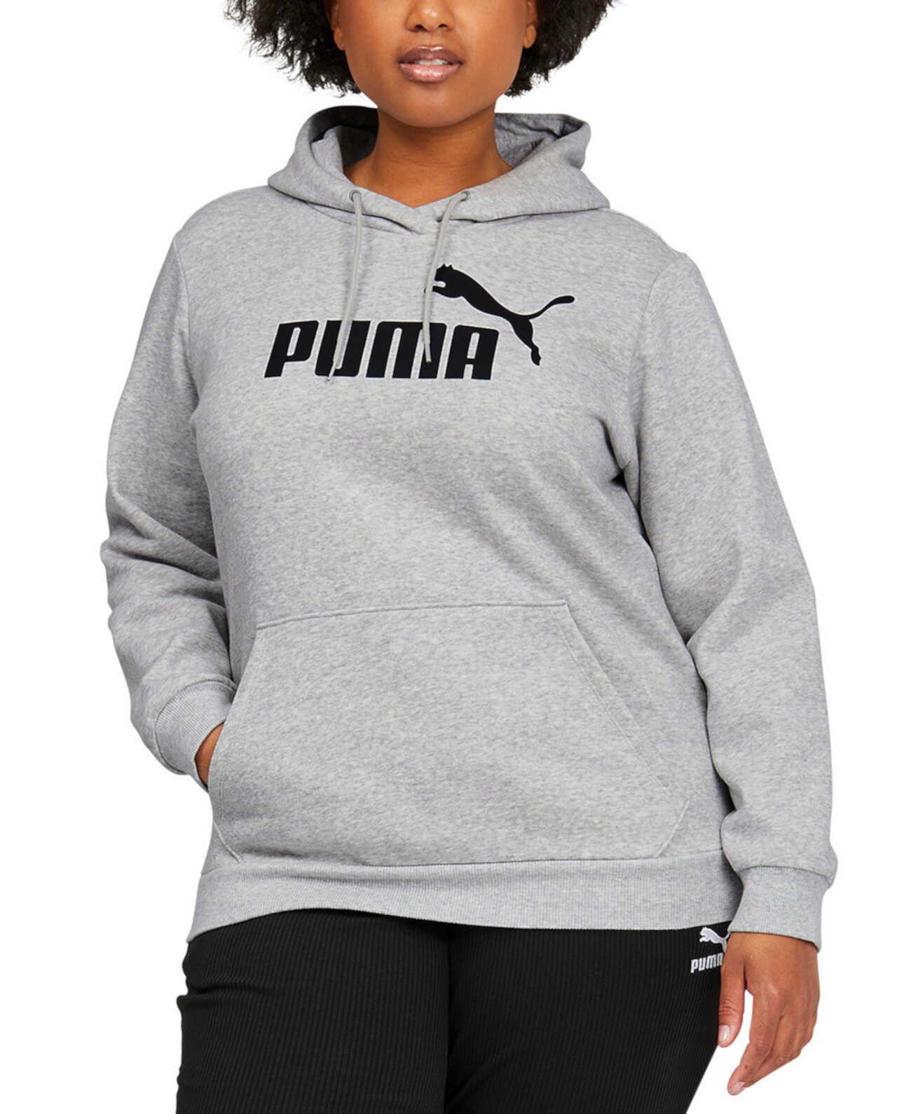 Худи больших размеров с логотипом PUMA