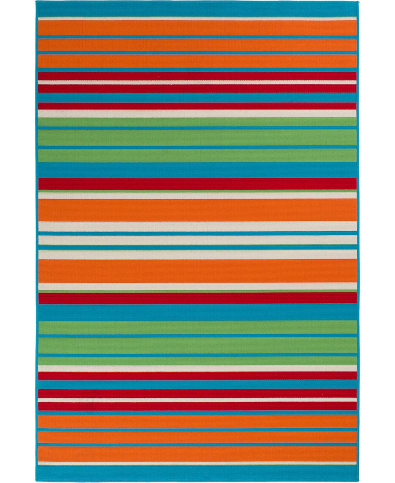 Vera Lewis Stripe 7'10" x 9'10" Area Rug Northern Weavers