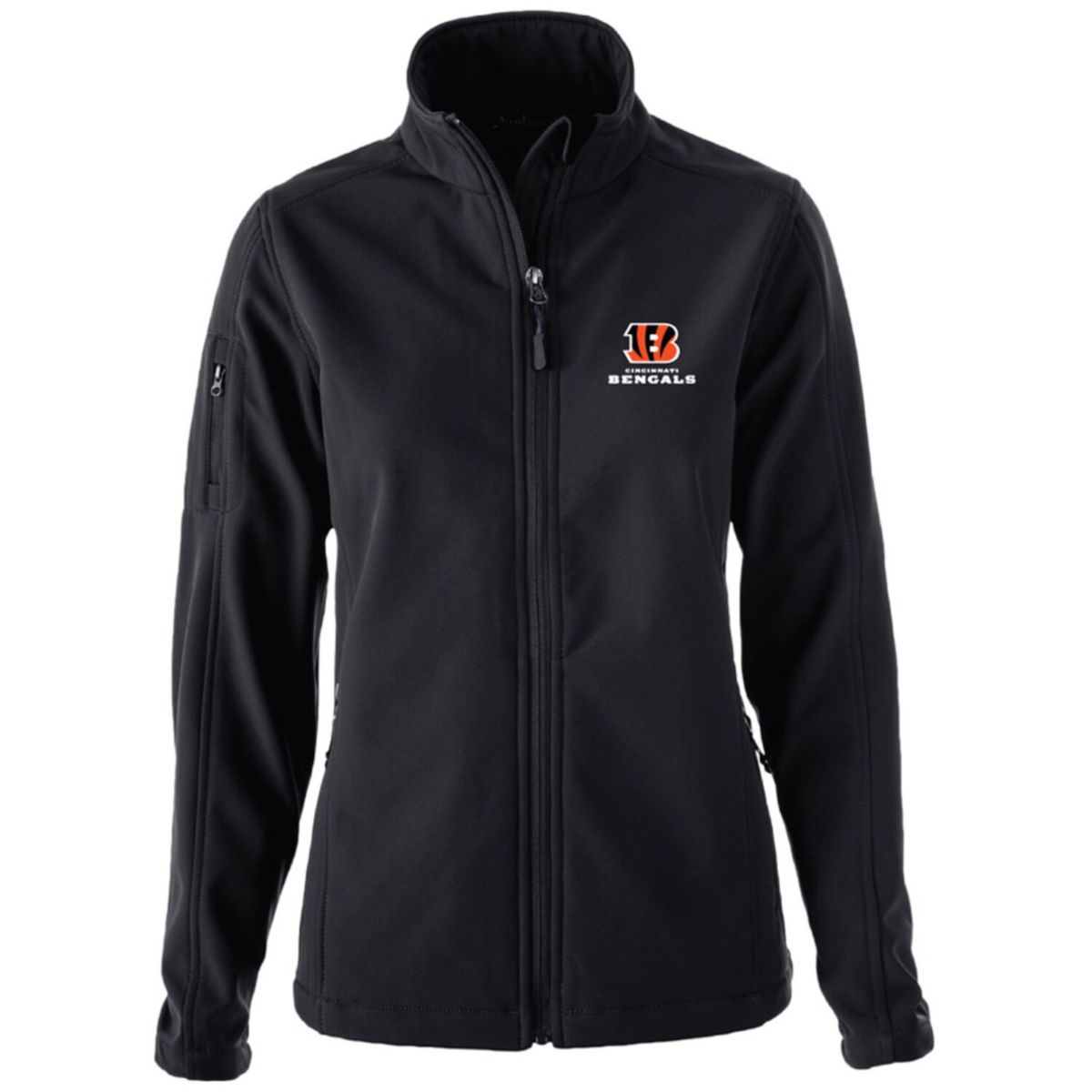 Женская Куртка Dunbrooke Sonoma Softshell полноразмерная с молнией и логотипом Cincinnati Bengals Dunbrooke