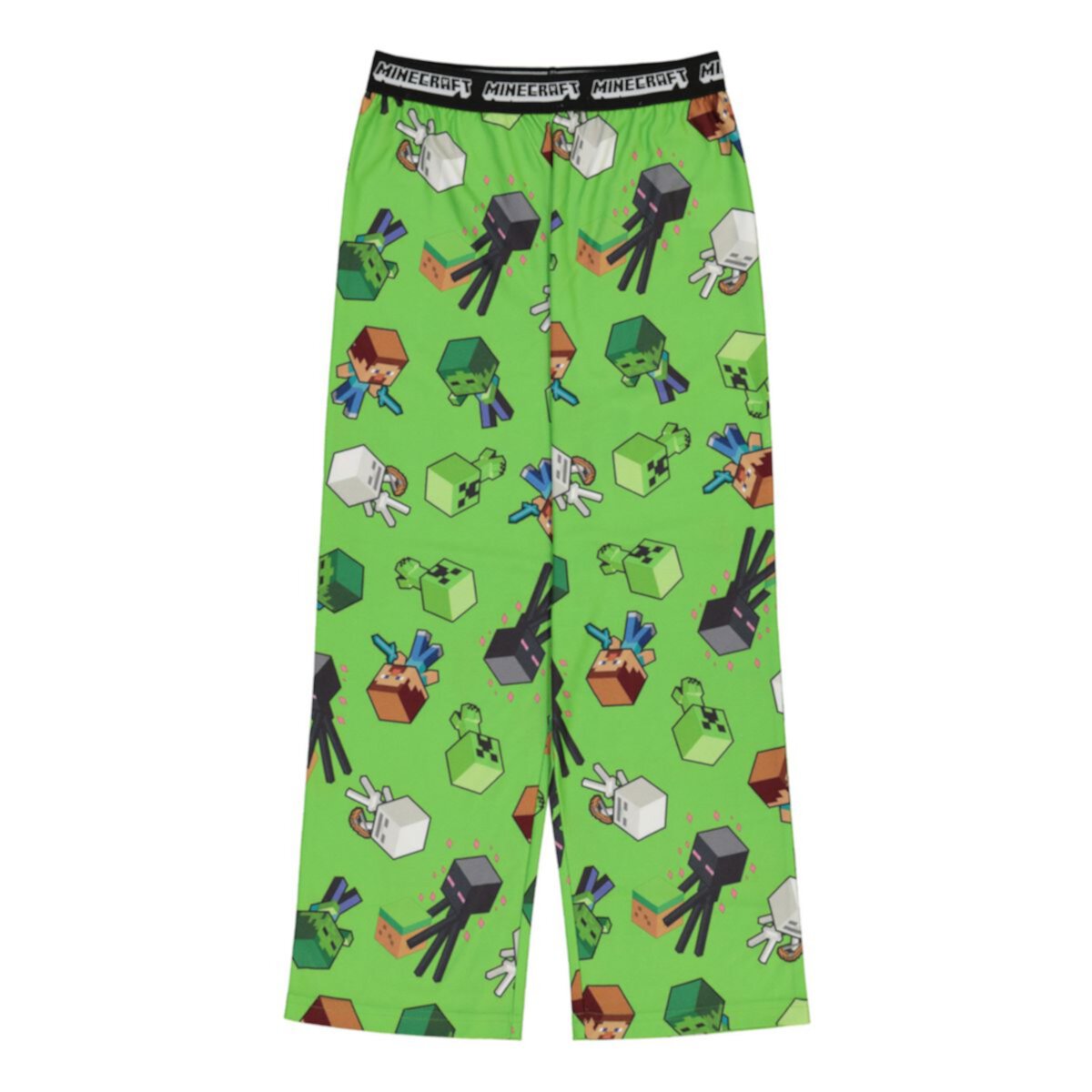 Пижамные штаны Minecraft Mob для мальчиков 4-16 цвета Regular и Husky Licensed Character