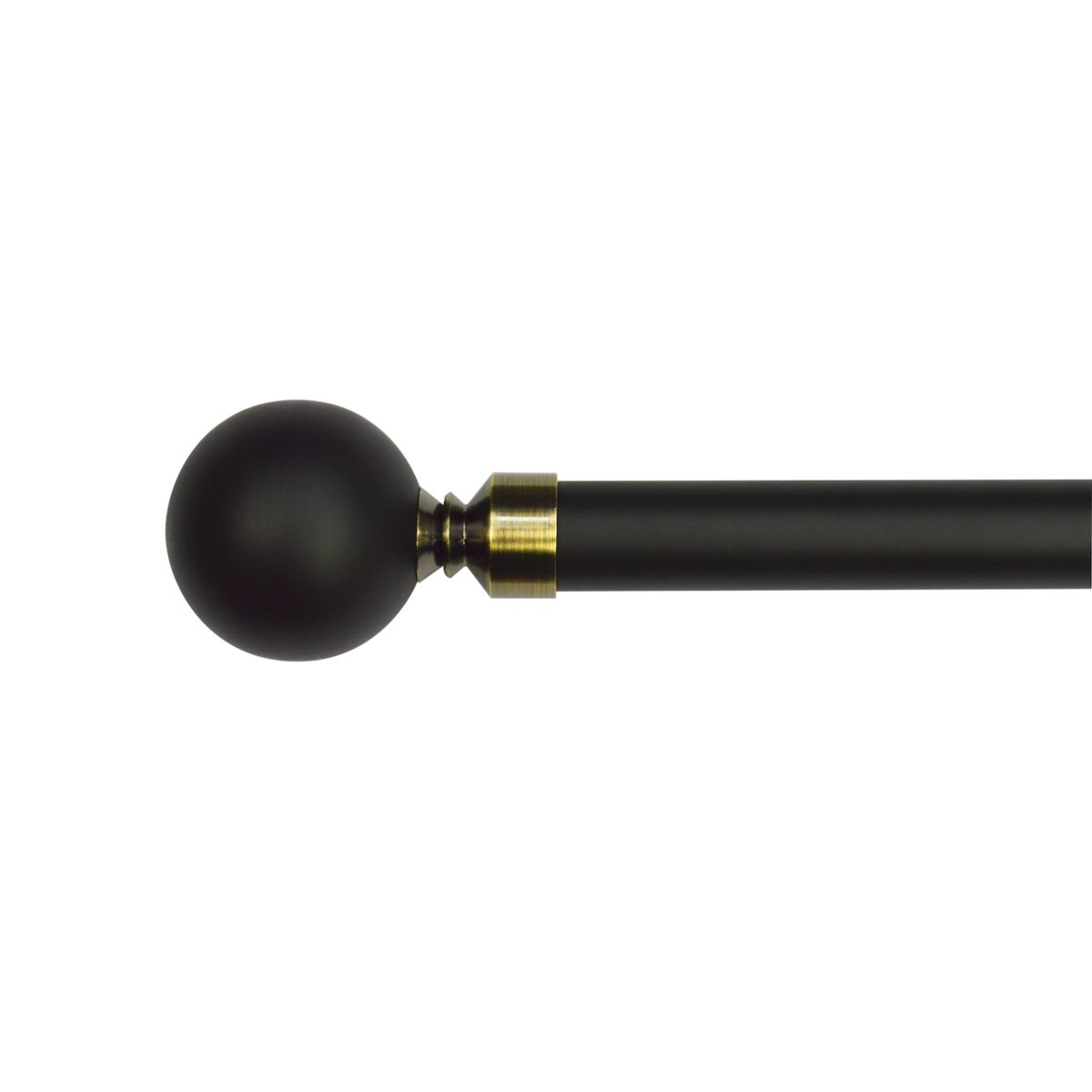 Versailles Home Fashions 1&#34; Ball Single Rod Set Versailles