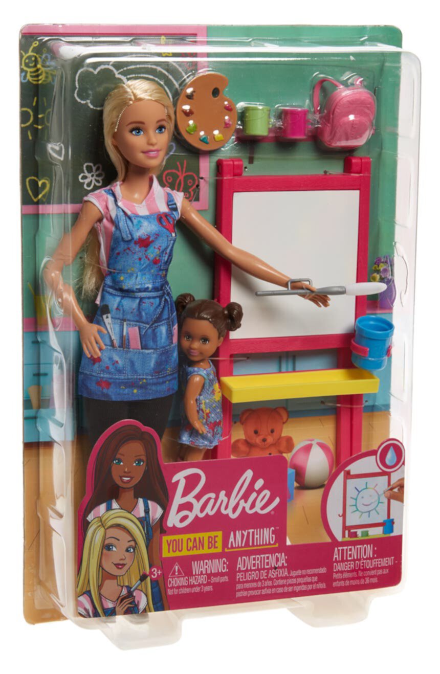 Барби <sup> ® </sup> Игровой набор для учителей рисования Mattel