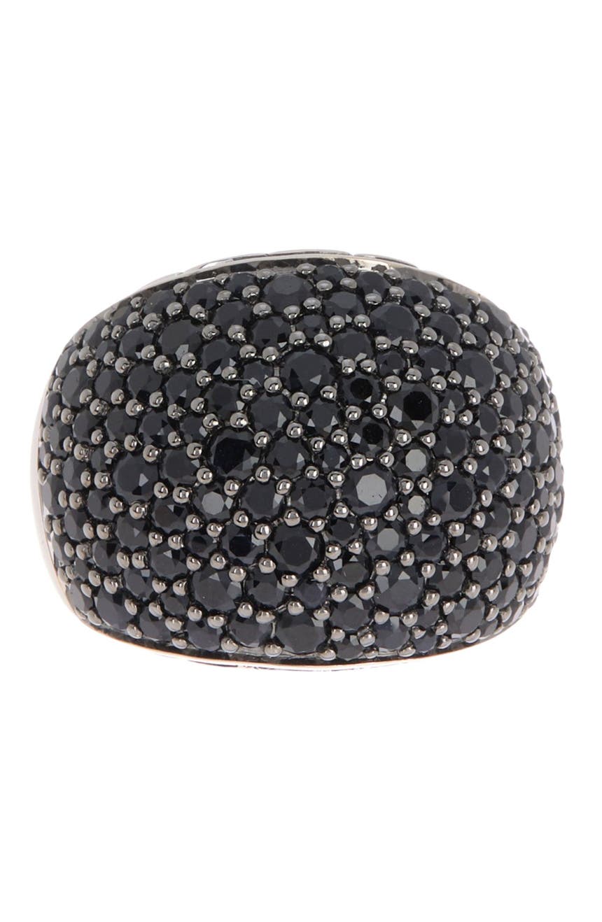 Кольцо с сапфировым куполом из стерлингового серебра с заклепками - размер 7 JOHN HARDY