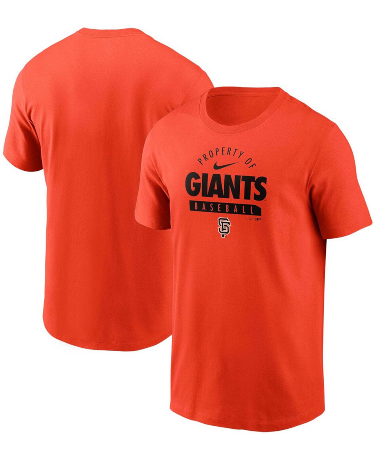 Оранжевая мужская футболка San Francisco Giants Primetime Property Of Practice Nike