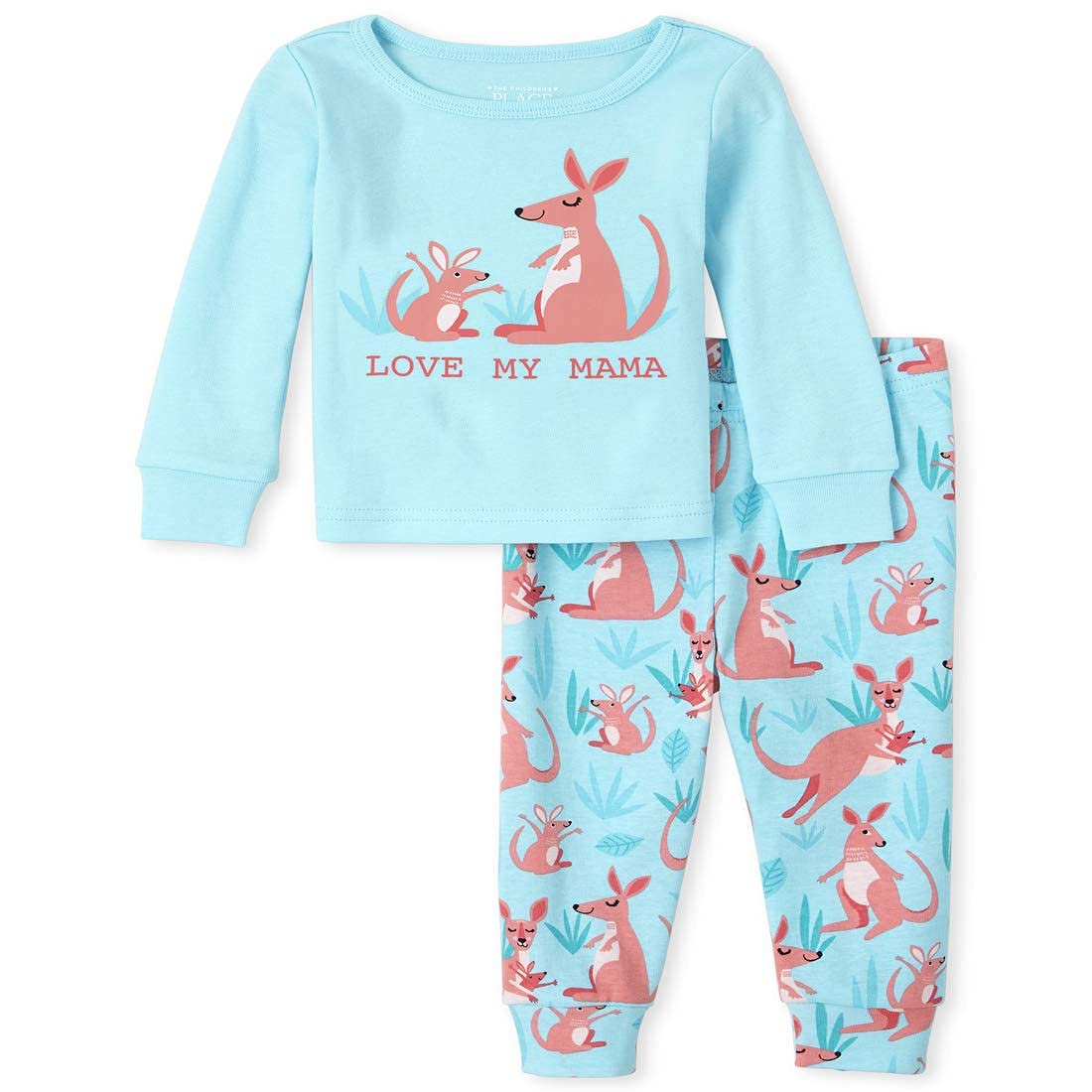 Хлопковая пижама-кенгуру для малышей и малышей Snug Fit THE CHILDRENS PLACE