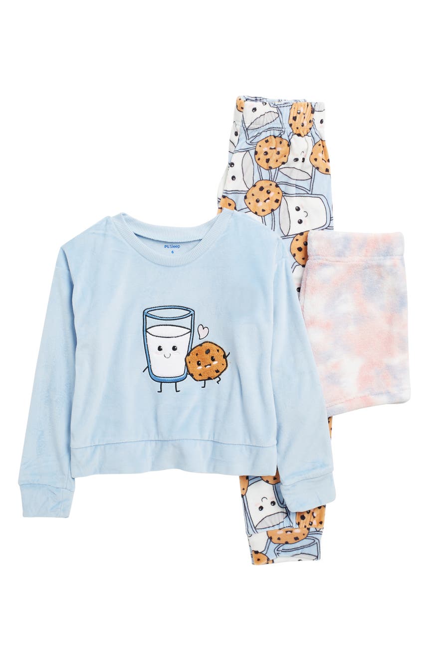 Пижамный набор из 3 предметов Cookie & Milk Petit Lem