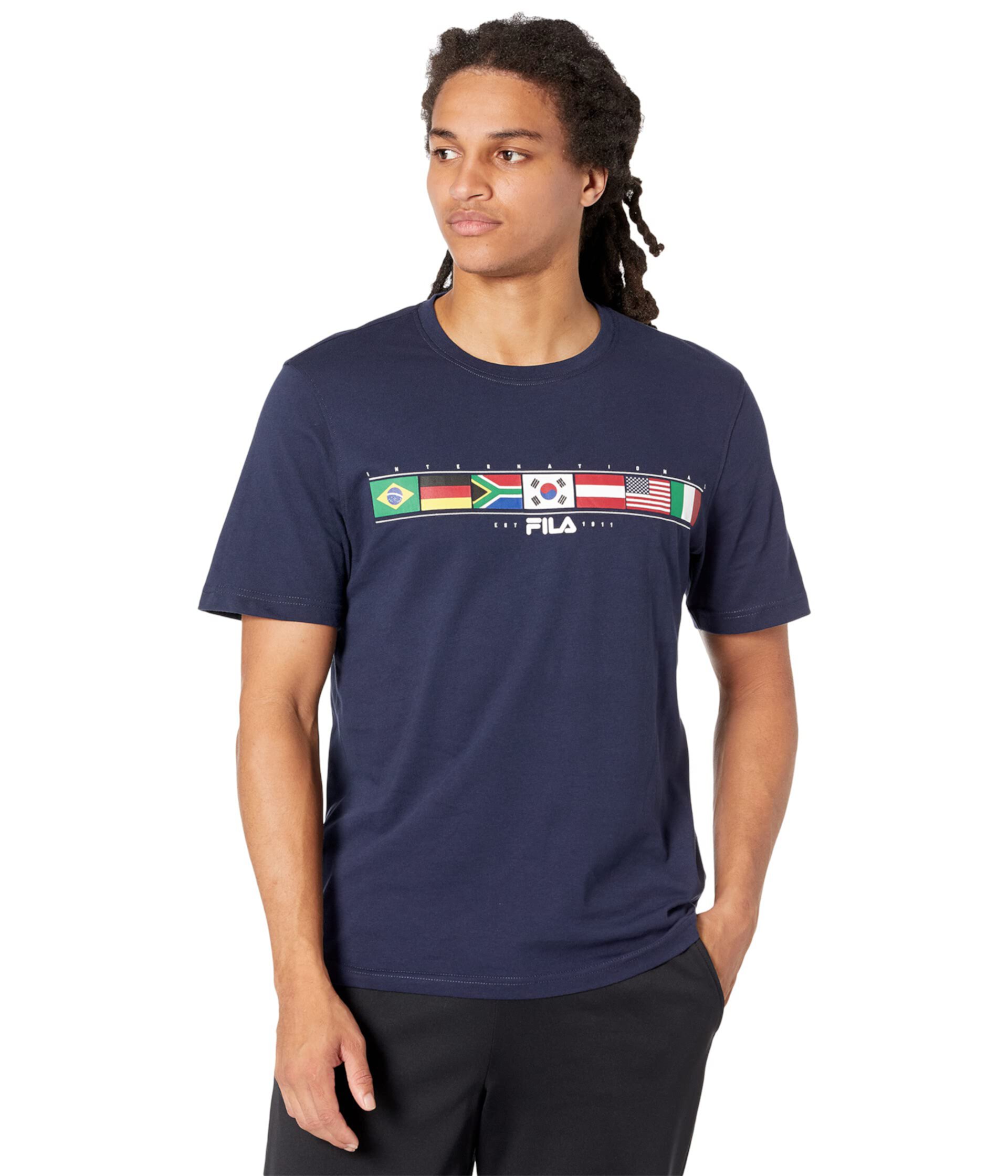 Мужская Футболка Fila Huegmen Graphic Tee Fila