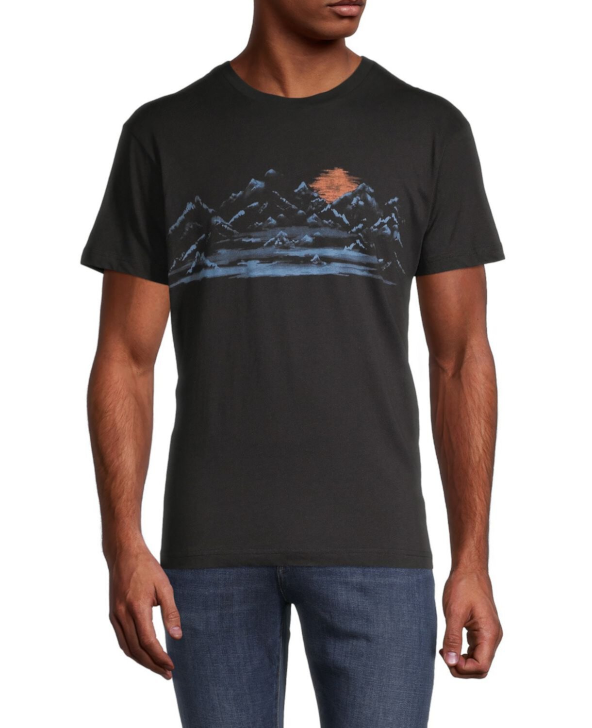 Хлопковая футболка Sunset Mountain Vestige