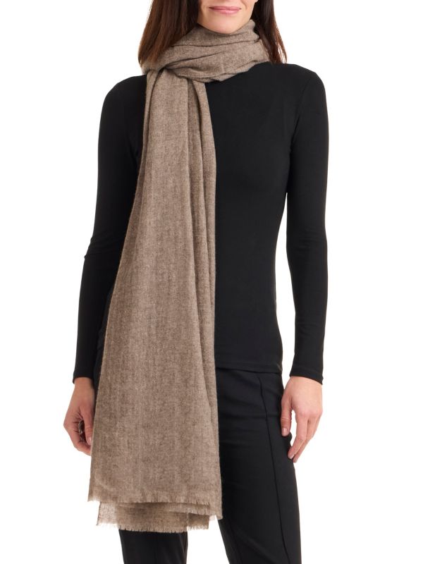 Длинный шарф AMICALE Lightweight Cashmere Gauze Wrap AMICALE