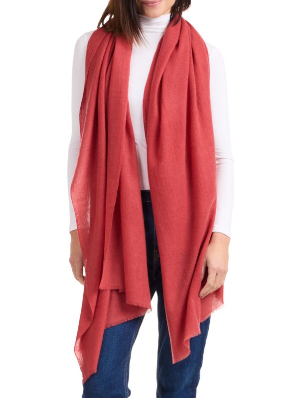 Длинный шарф AMICALE Lightweight Cashmere Gauze Wrap AMICALE