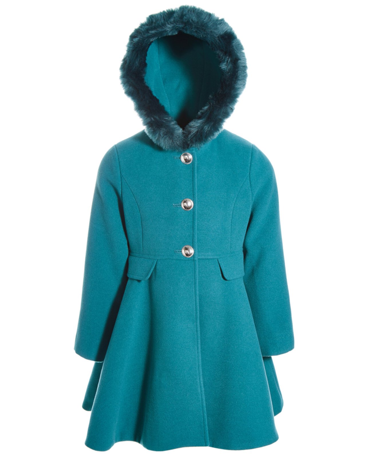 Пальто для маленьких девочек с капюшоном и бантом S Rothschild & CO