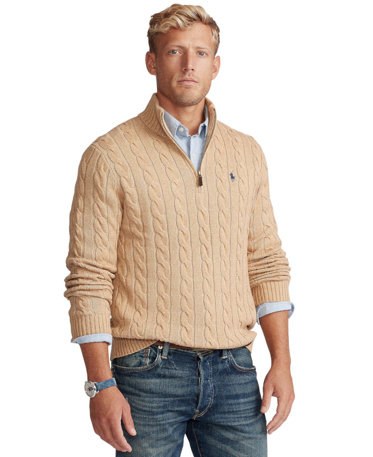 Мужской Свитер Polo Ralph Lauren Cable-Knit Polo Ralph Lauren