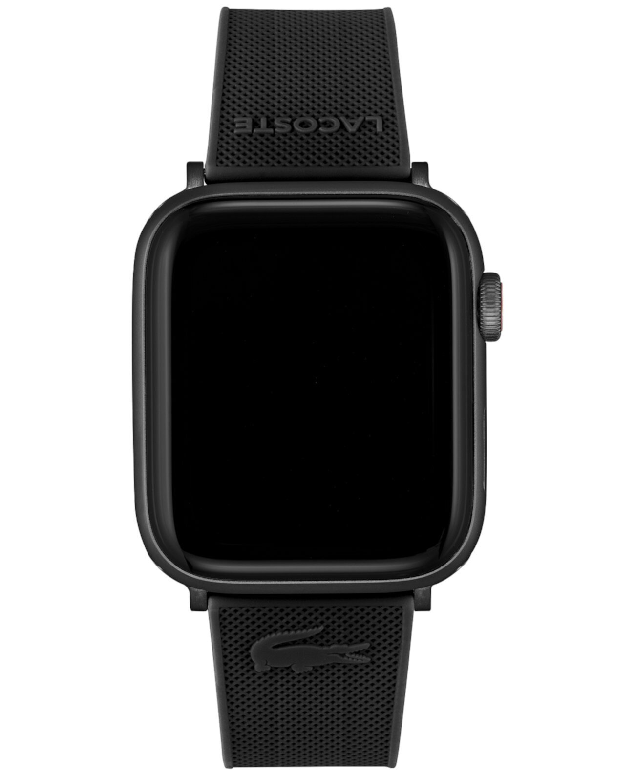 Petit Pique Black Silicone Strap for Apple Watch® 42mm/44mm Lacoste