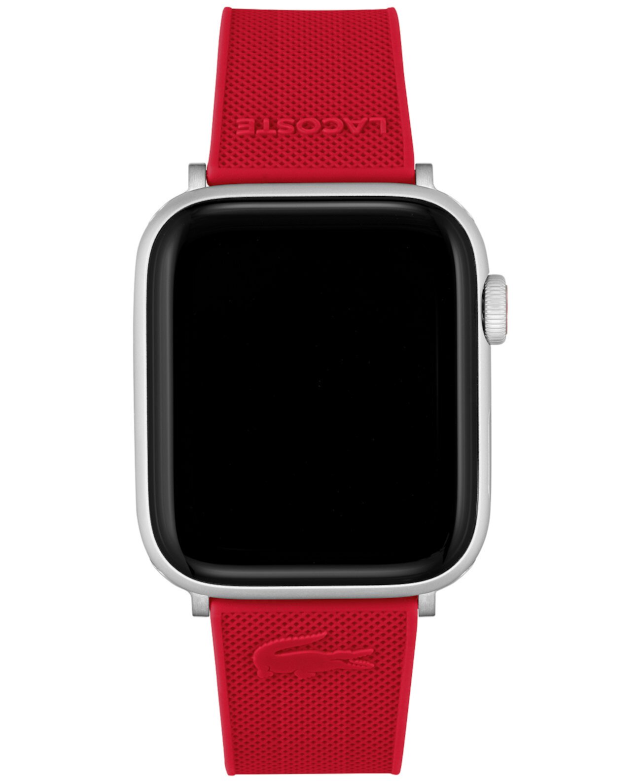 Petit Pique Red Silicone Strap for Apple Watch® 42mm/44mm Lacoste