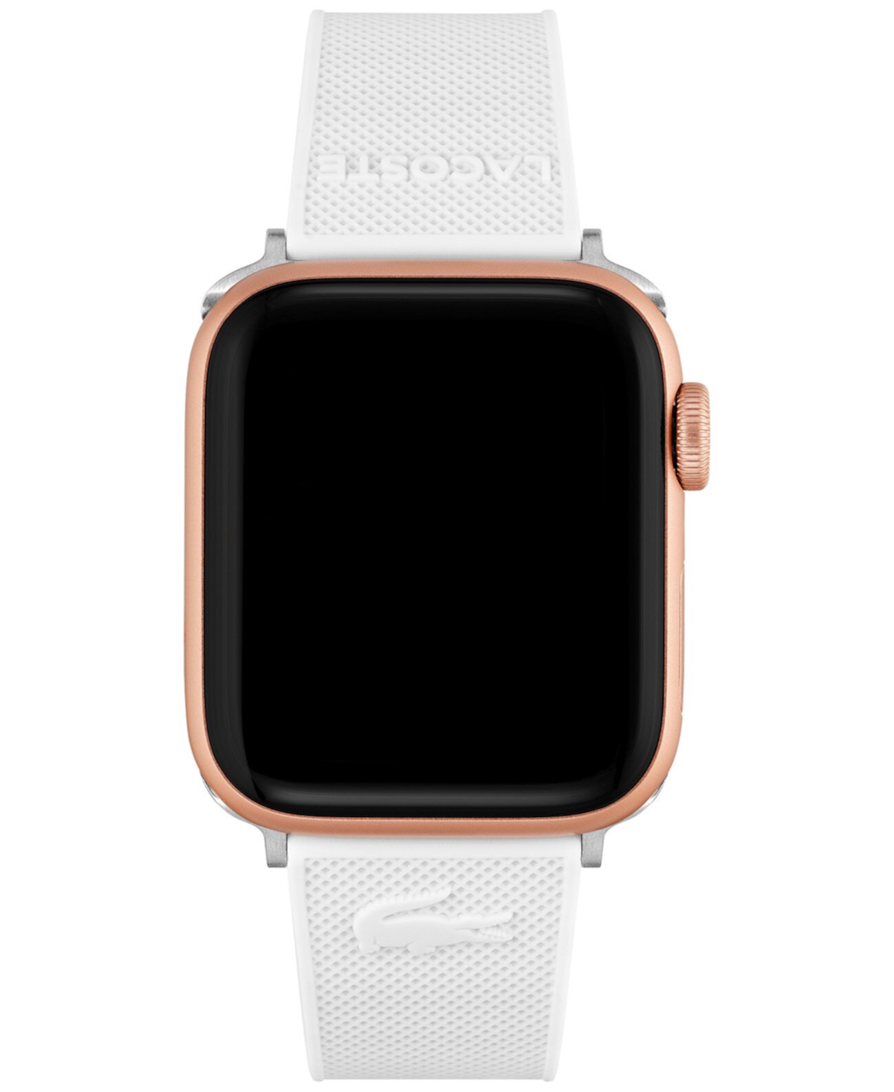 Petit Pique White Silicone Strap for Apple Watch® 38mm/40mm Lacoste