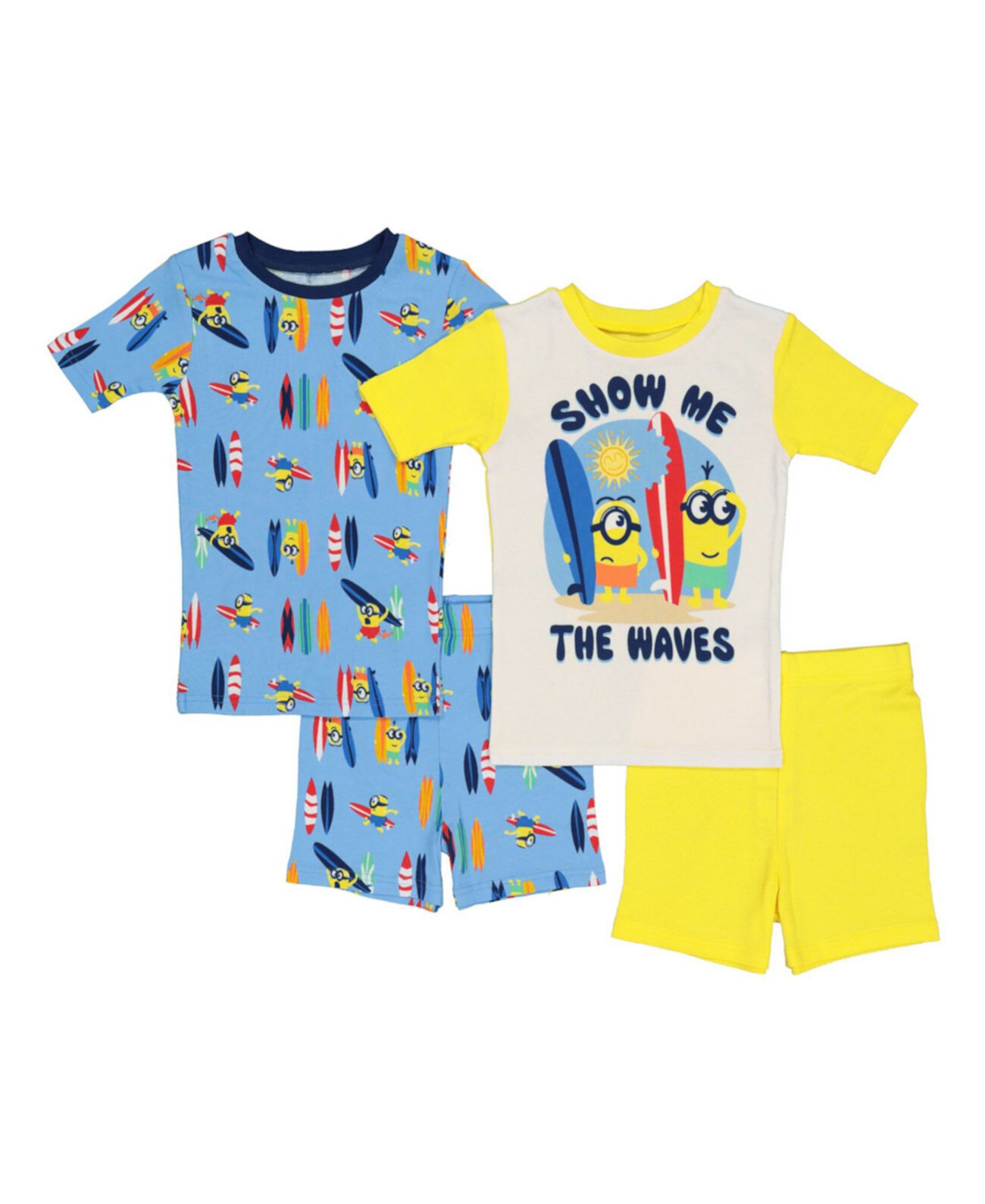 Пижама для маленьких мальчиков Гадкий Я, комплект из 4 предметов Minions