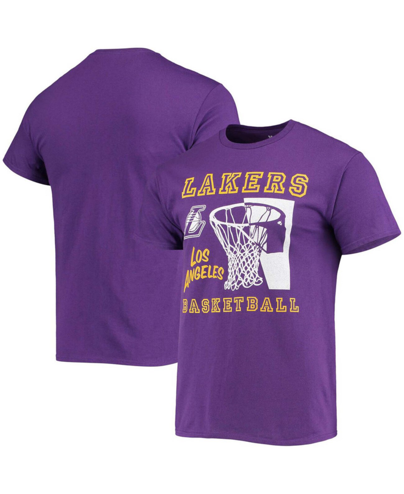 Мужская фиолетовая футболка Los Angeles Lakers Slam Dunk Junk Food