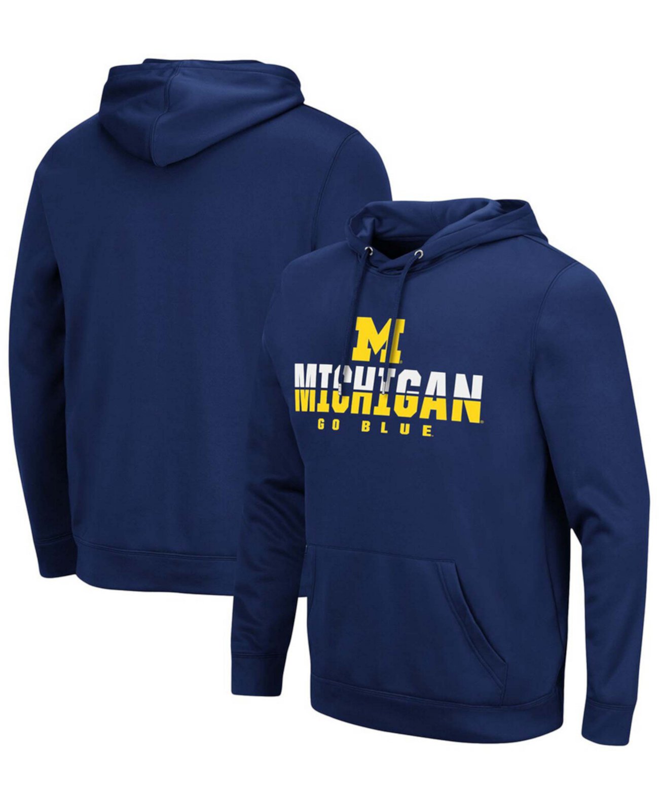 Мужское худи Michigan Wolverines Lantern с капюшоном и карманом спереди Colosseum