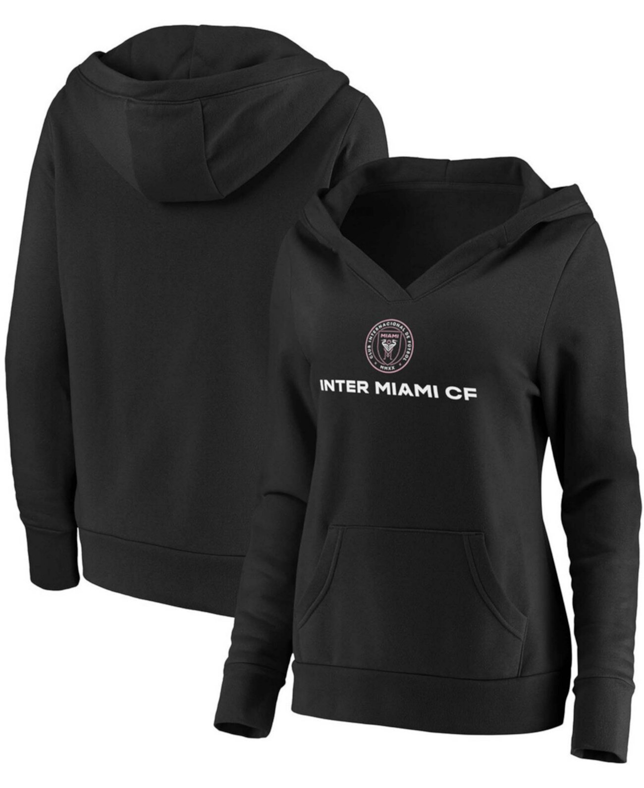 Толстовка с капюшоном большого размера с капюшоном и логотипом Inter Miami CF Primary Fanatics