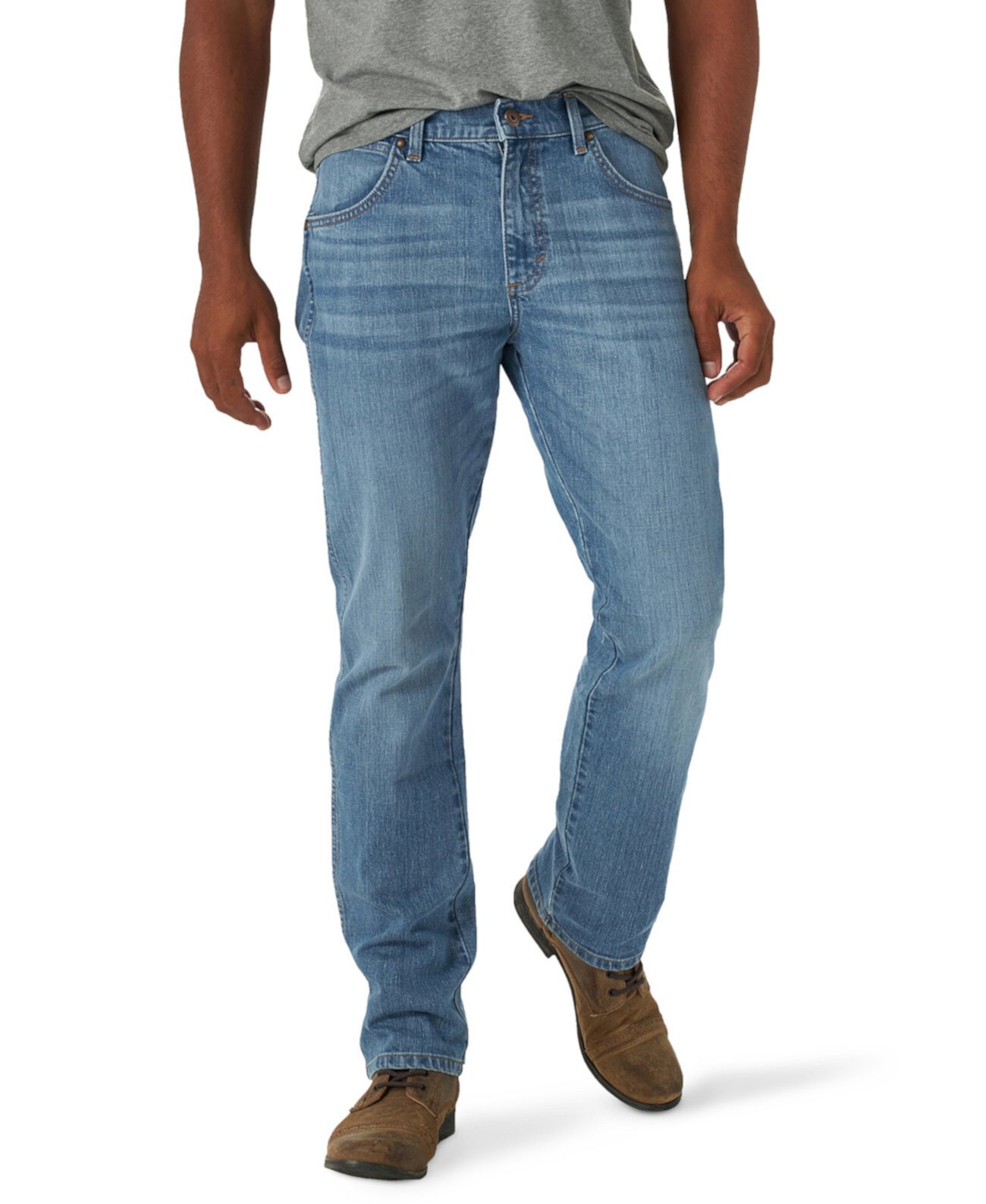 Мужские зауженные прямые джинсы Wrangler