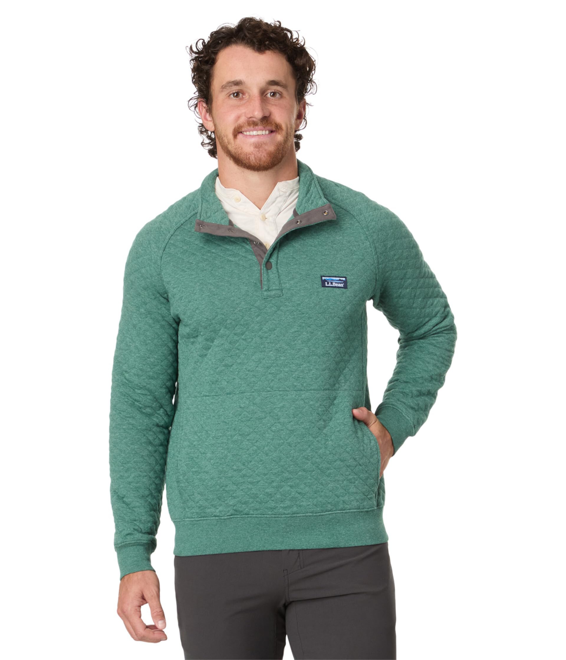 Quilted Sweatshirt L.L.Bean