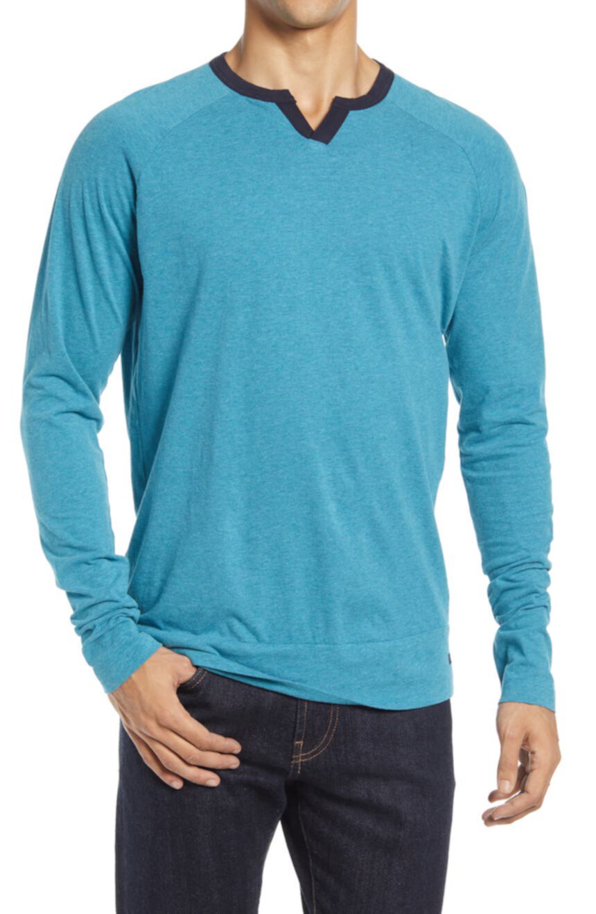 Мужская футболка Varsity с длинным рукавом и V-образным вырезом Good Man Brand
