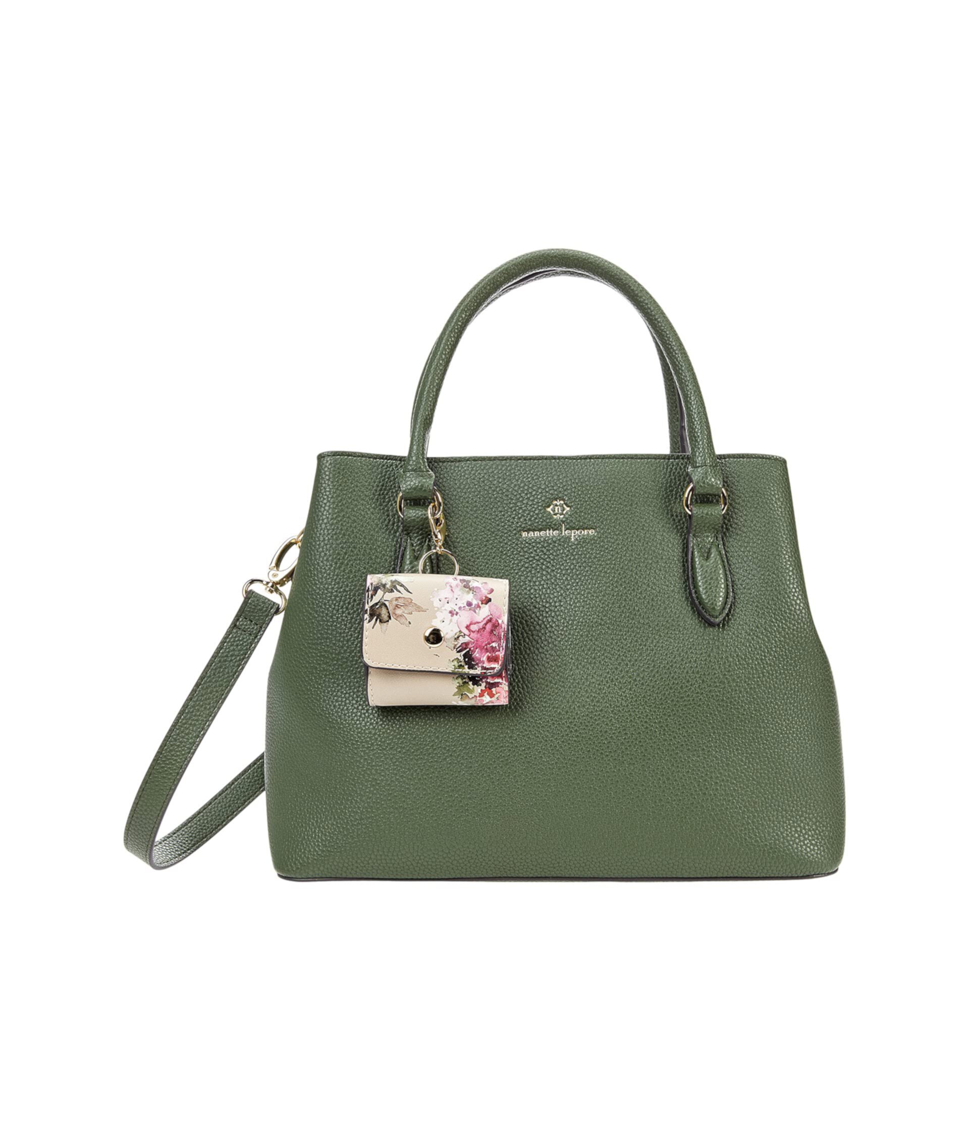 Сплошная сумка-портфель Kline с футляром для наушников Nanette Lepore