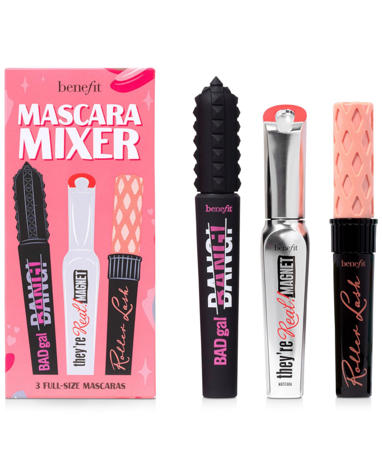 3-шт. Mascara Mixer Full Size Mascara Set Benefit Cosmetics