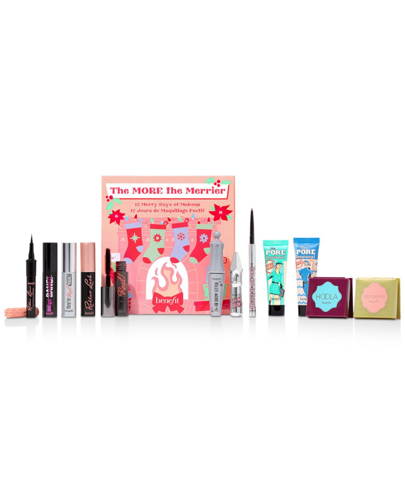 12-шт. Набор адвент-календаря The More The Merrier Beauty Benefit Cosmetics