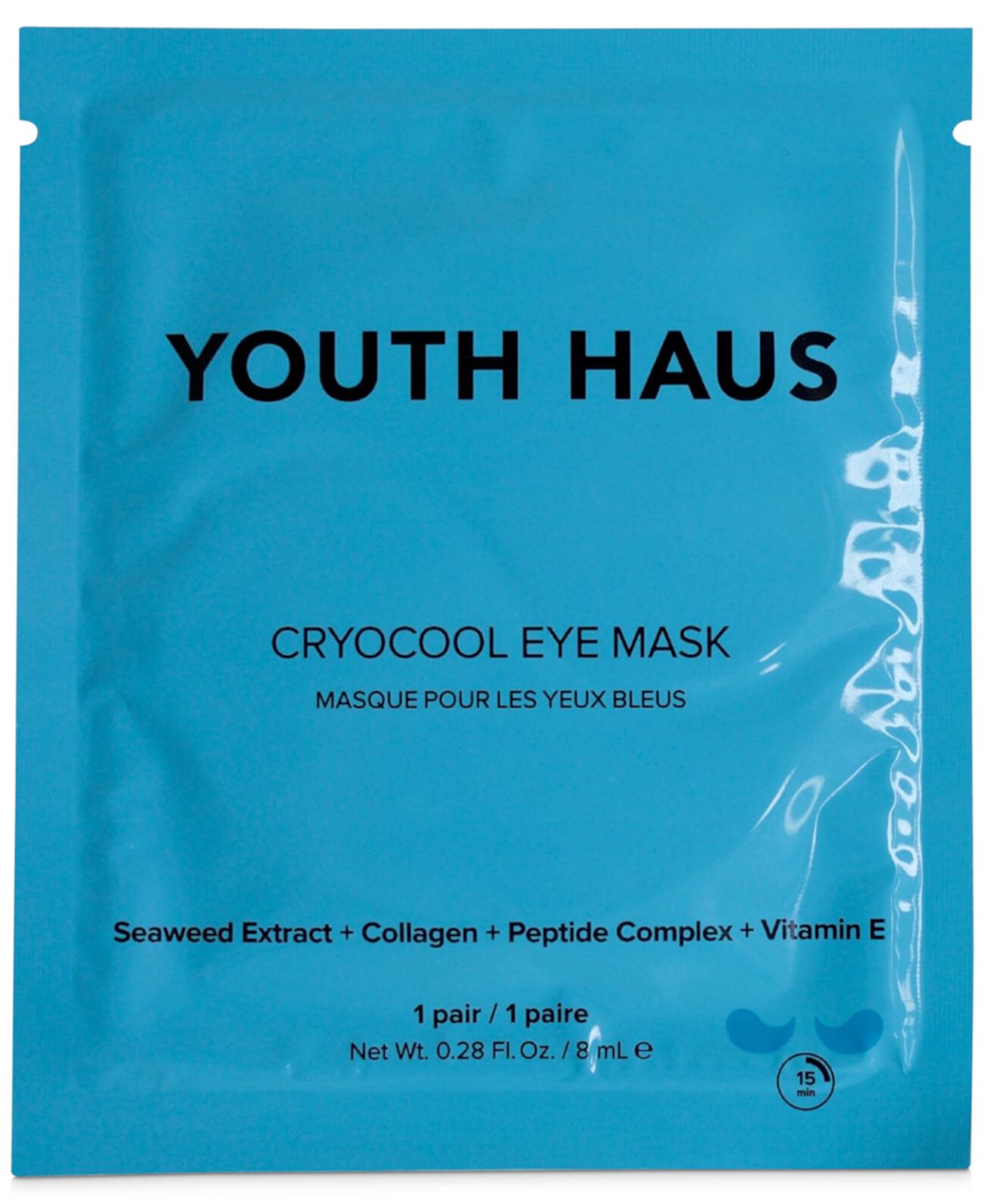 Маска для глаз Youth Haus CryoCool, Single Skin Gym