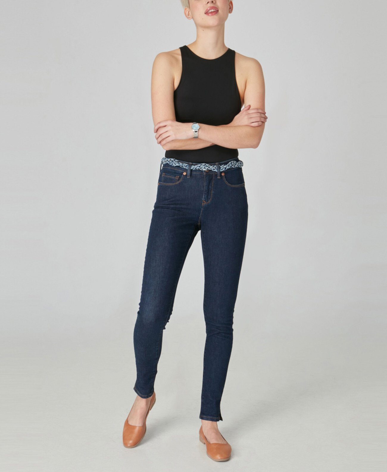 Женские джинсы скинни со средней посадкой Lola Jeans