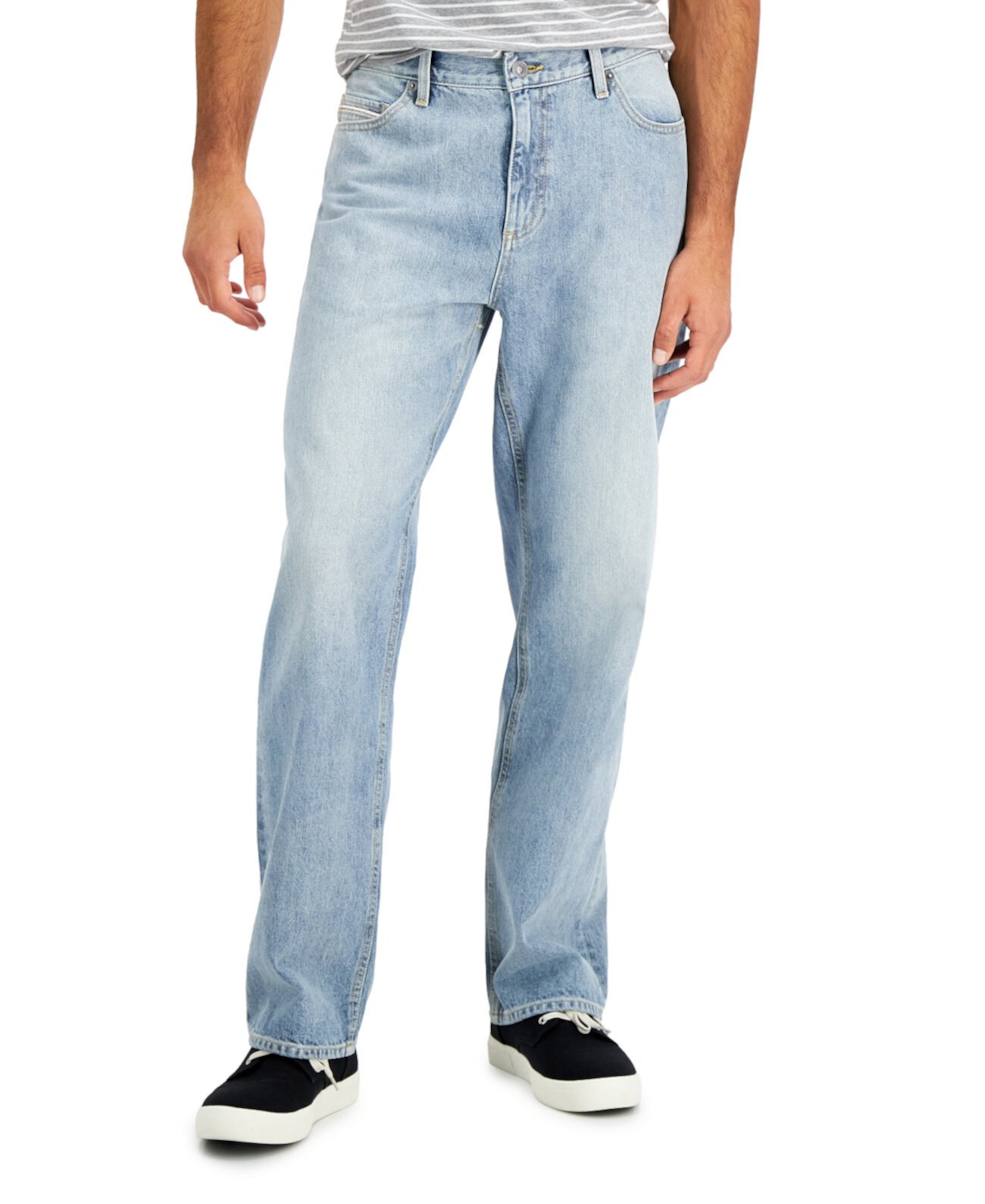 Выцветшие мужские джинсы свободного кроя, созданные для Macy's Sun & Stone
