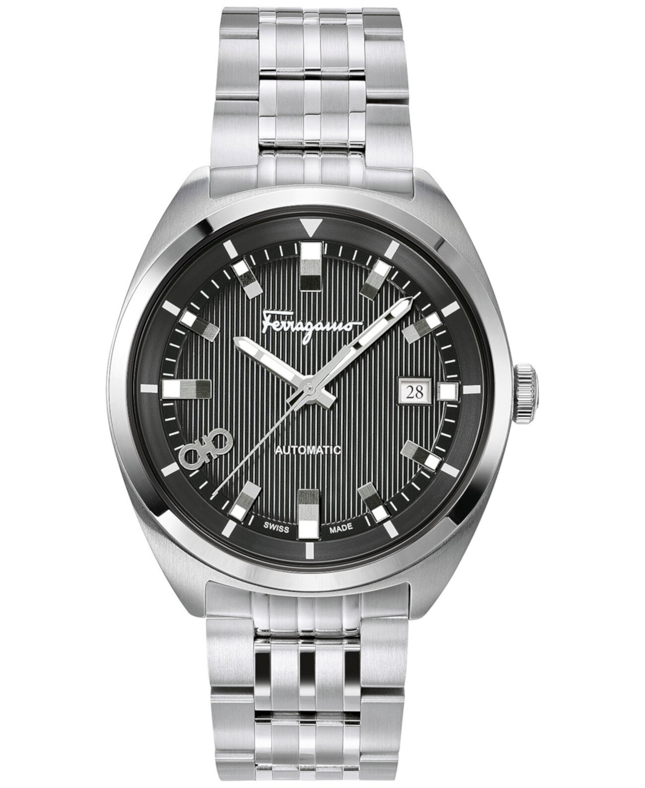 Мужские швейцарские часы с браслетом из нержавеющей стали Ferragamo Evolution 41 мм Salvatore Ferragamo