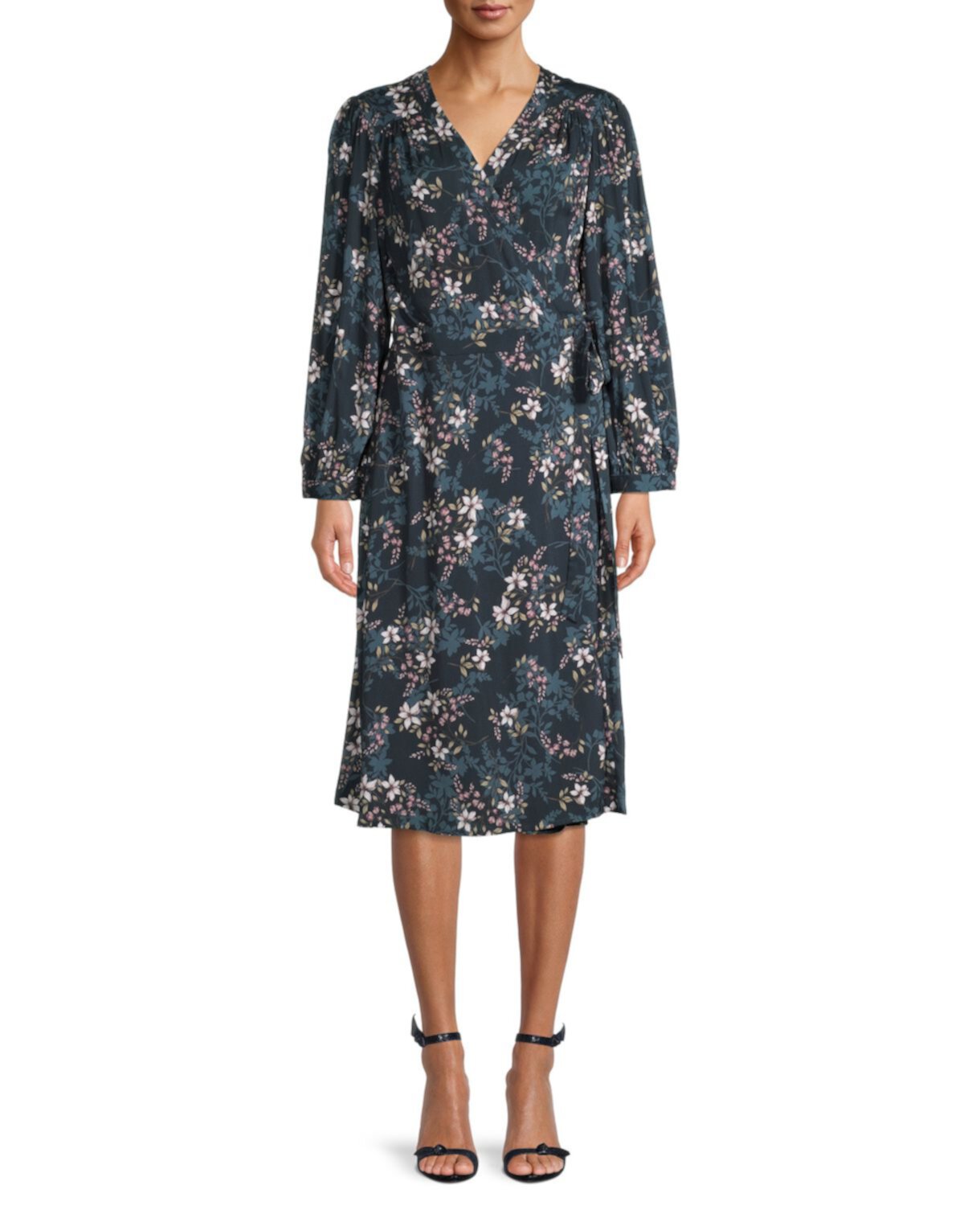 Платье Nadia с запахом и цветочным принтом Velvet by Graham & Spencer