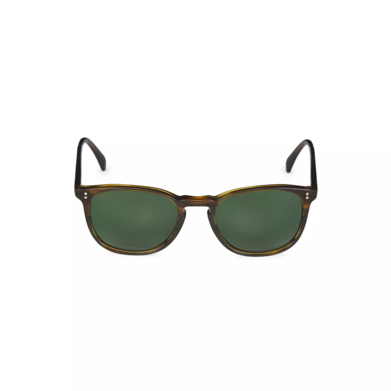 Полуматовые солнцезащитные очки с черепаховой оправой Finley 51 мм Oliver Peoples