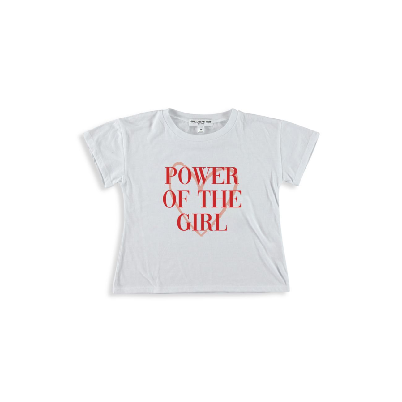 Укороченная футболка для девочек "Power Of The Girl" Suburban Riot