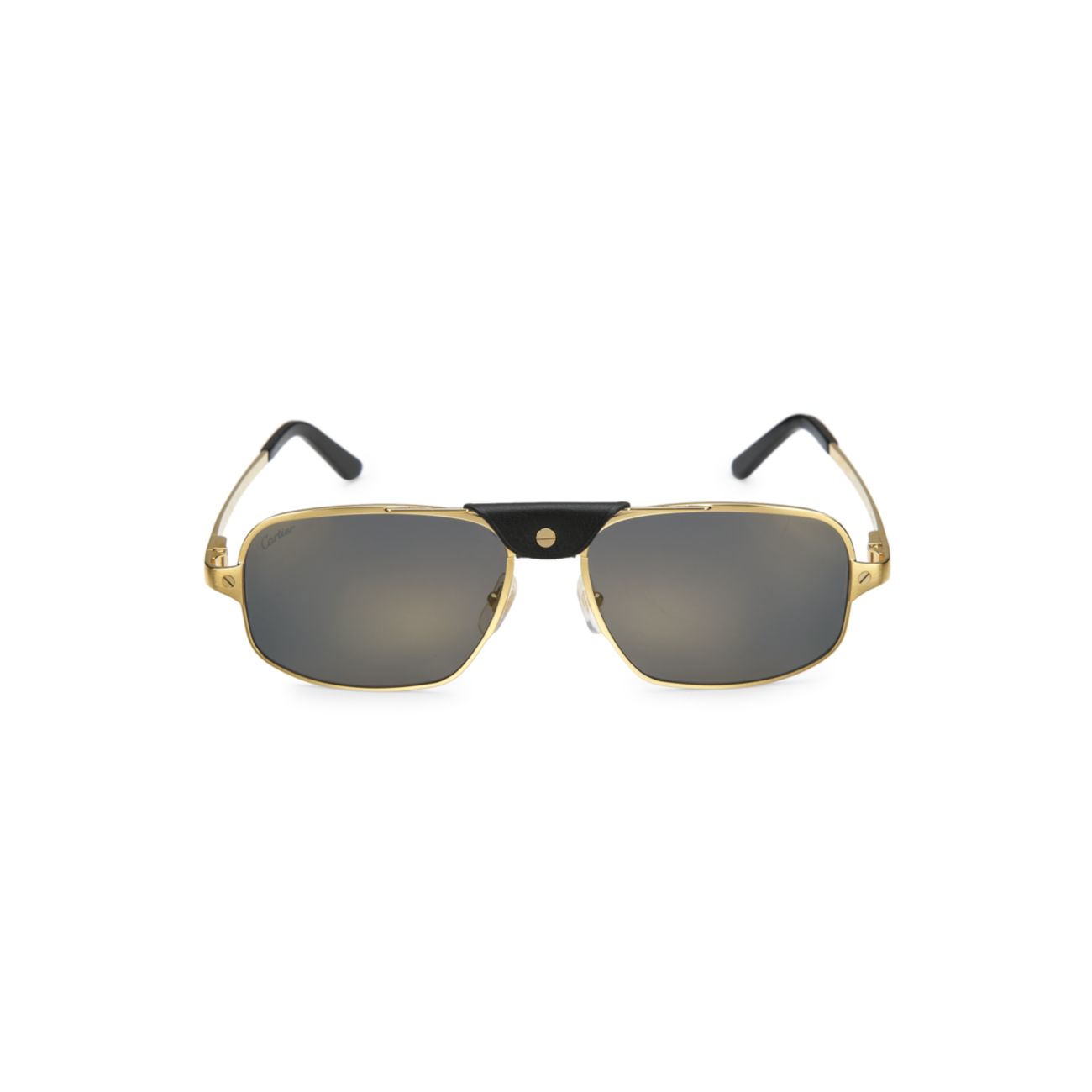 Прямоугольные солнцезащитные очки Santos 60 мм Cartier