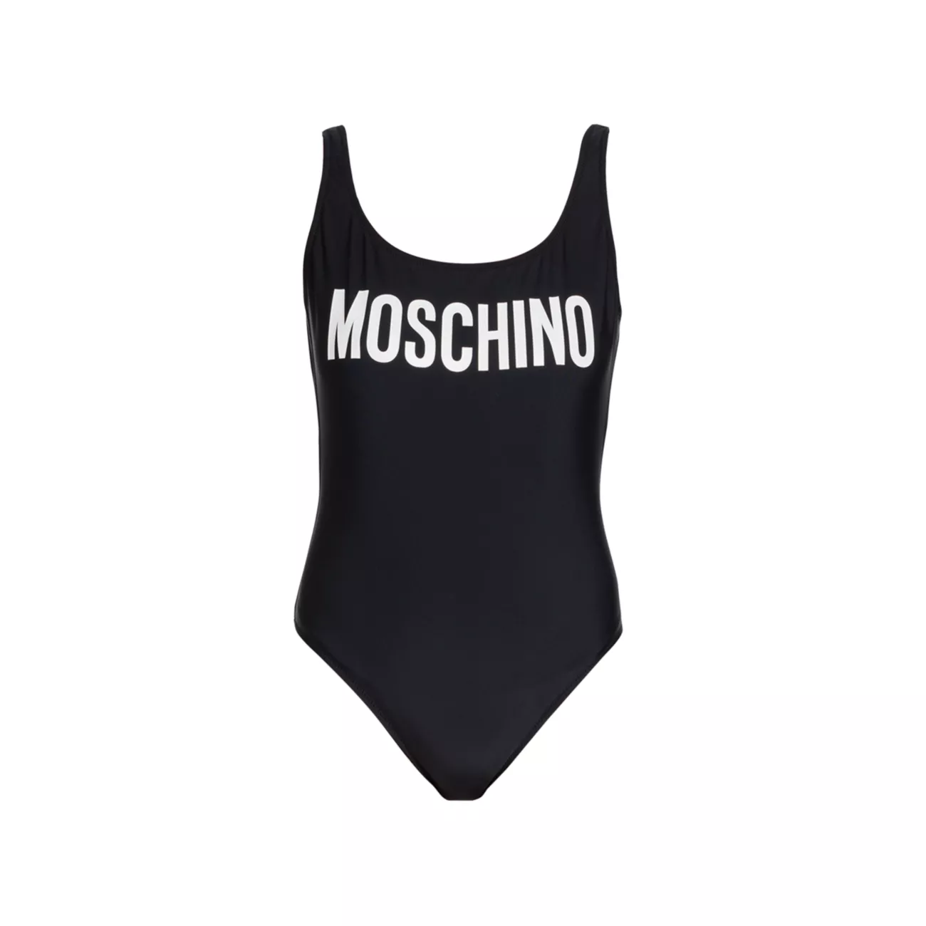 Слитный купальник с логотипом Moschino
