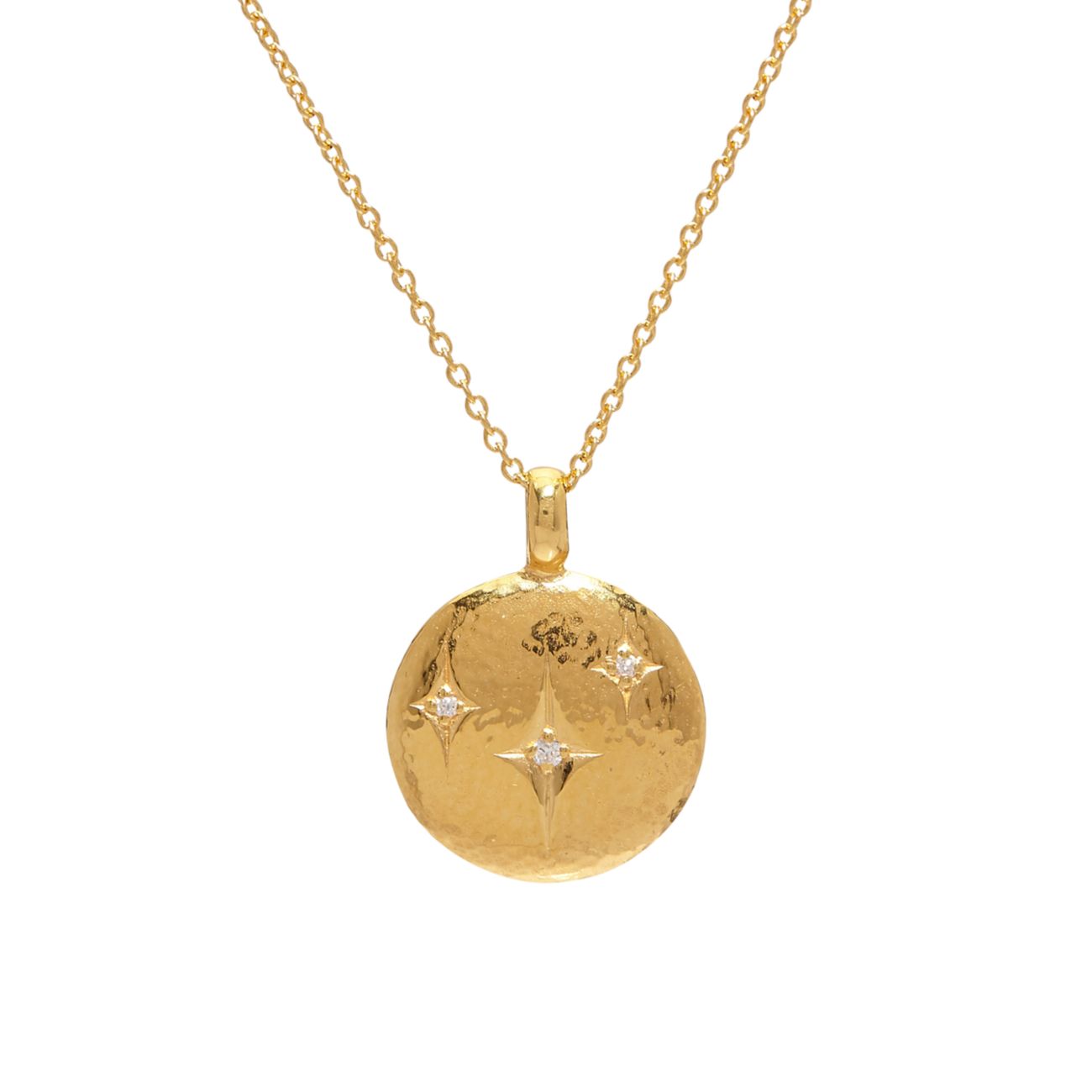 Spell Желтое золото 22 карат, желтое золото 18 карат & amp; Ожерелье с подвеской Diamond Starlight Gurhan