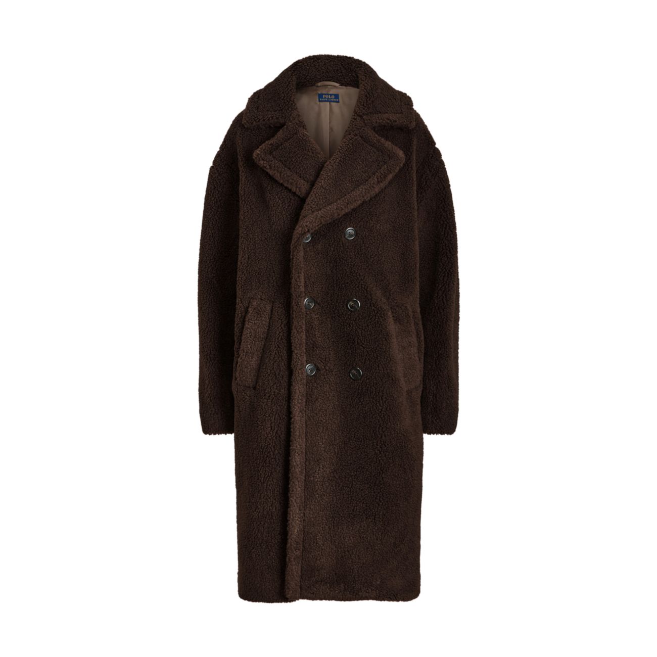 Двубортное длинное пальто Teddy Polo Ralph Lauren