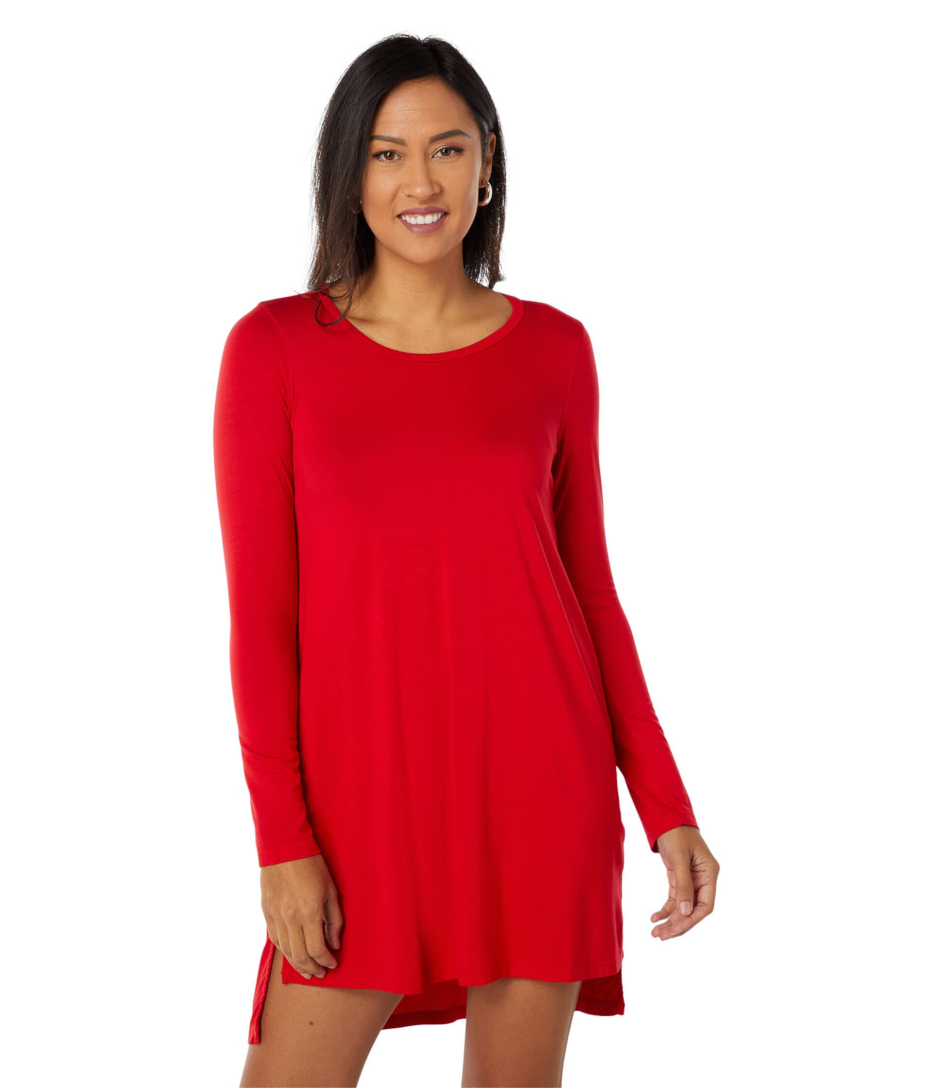 Hale Long Sleeve High-Low Dress Michael Lauren