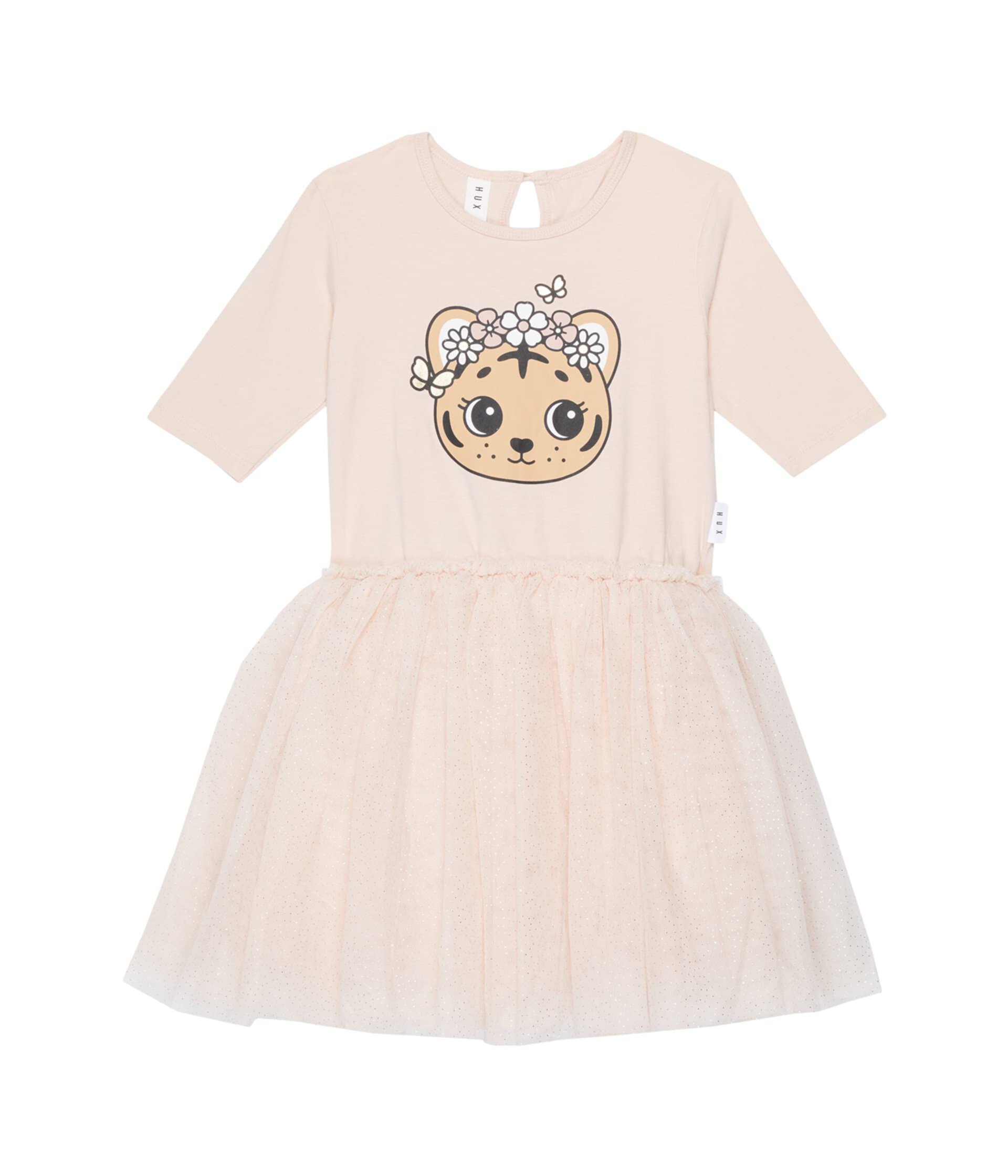 Балетное платье с цветочным принтом Tigress (Little Kids) HUXBABY