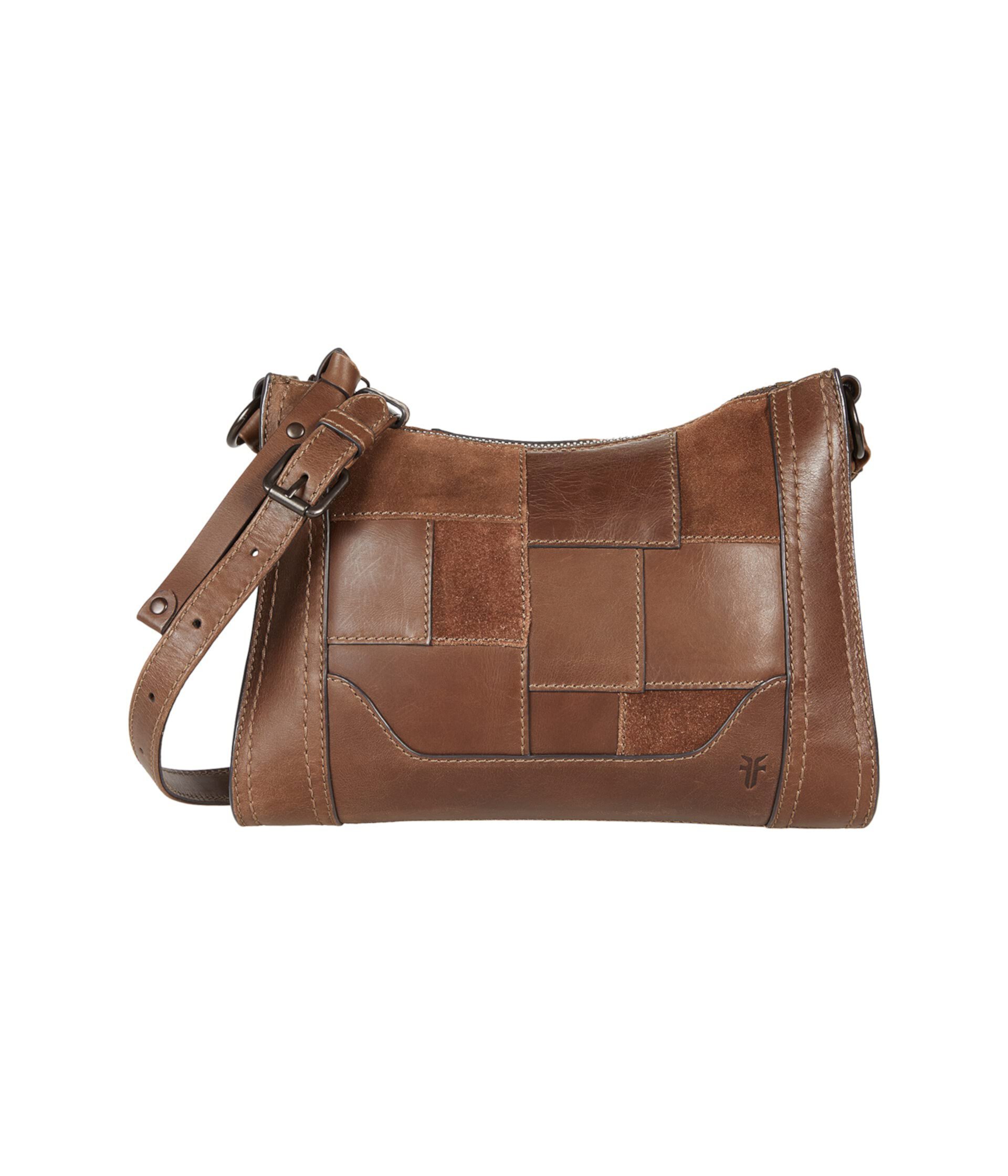 Melissa Patchwork Zip Crossbody Frye