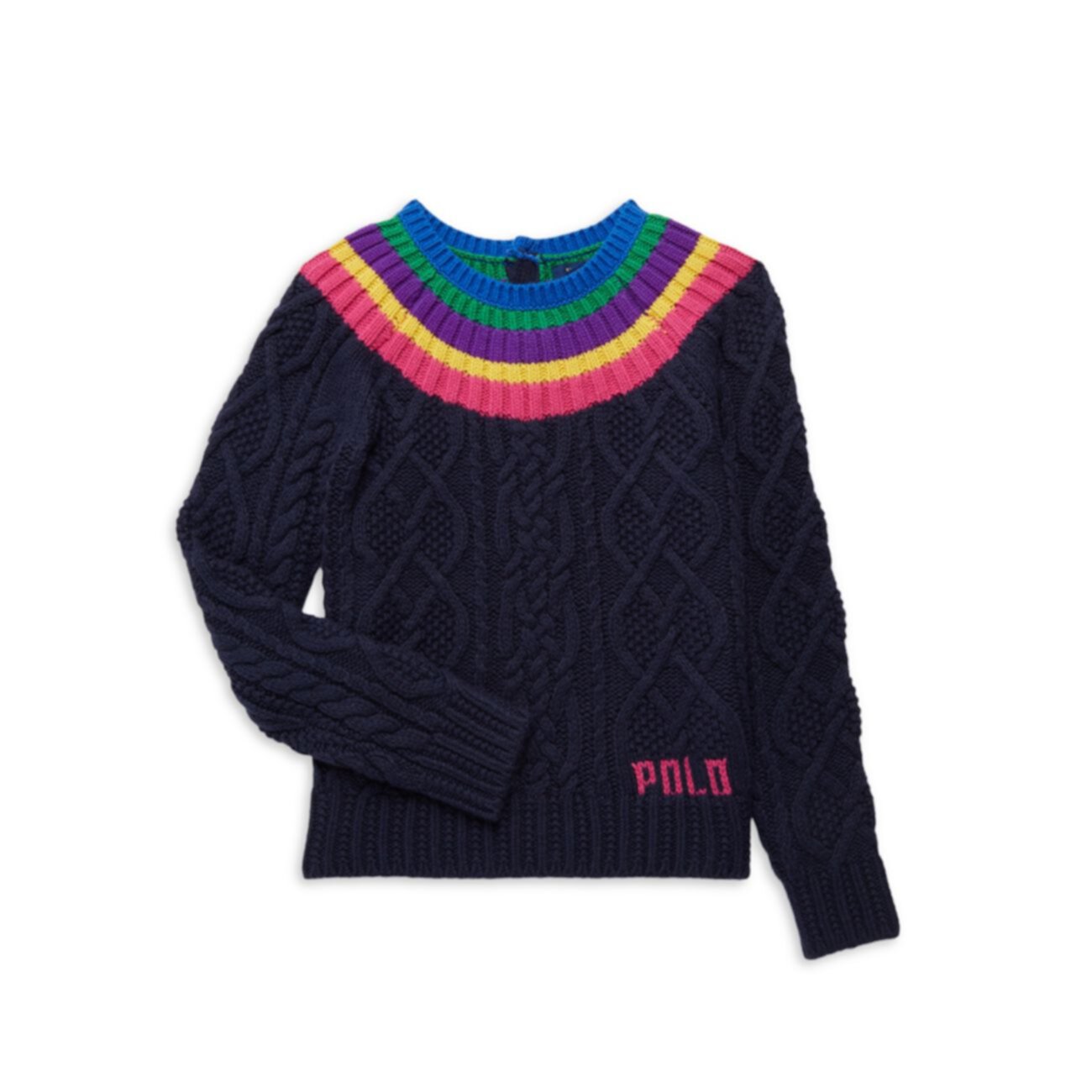 Вязаный свитер для маленьких девочек Polo Ralph Lauren