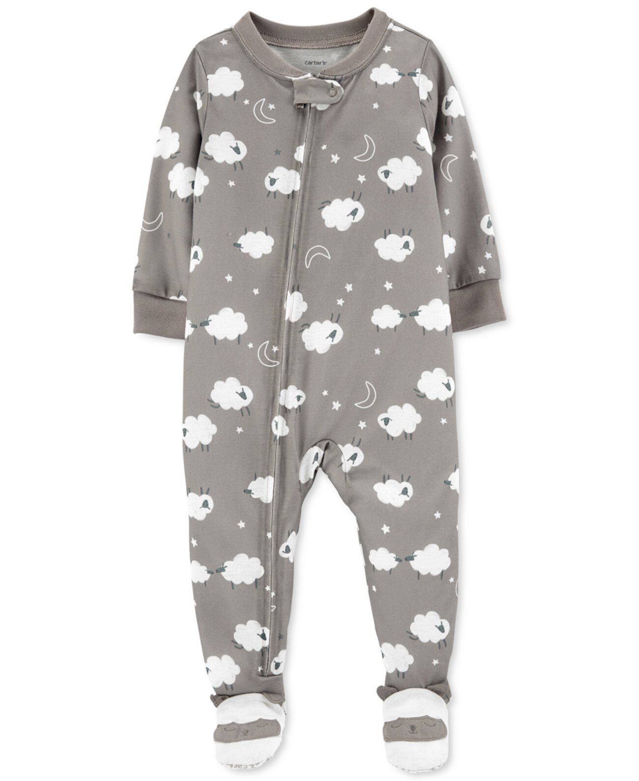 Пижамы с принтом овец для маленьких мальчиков или девочек Carter's