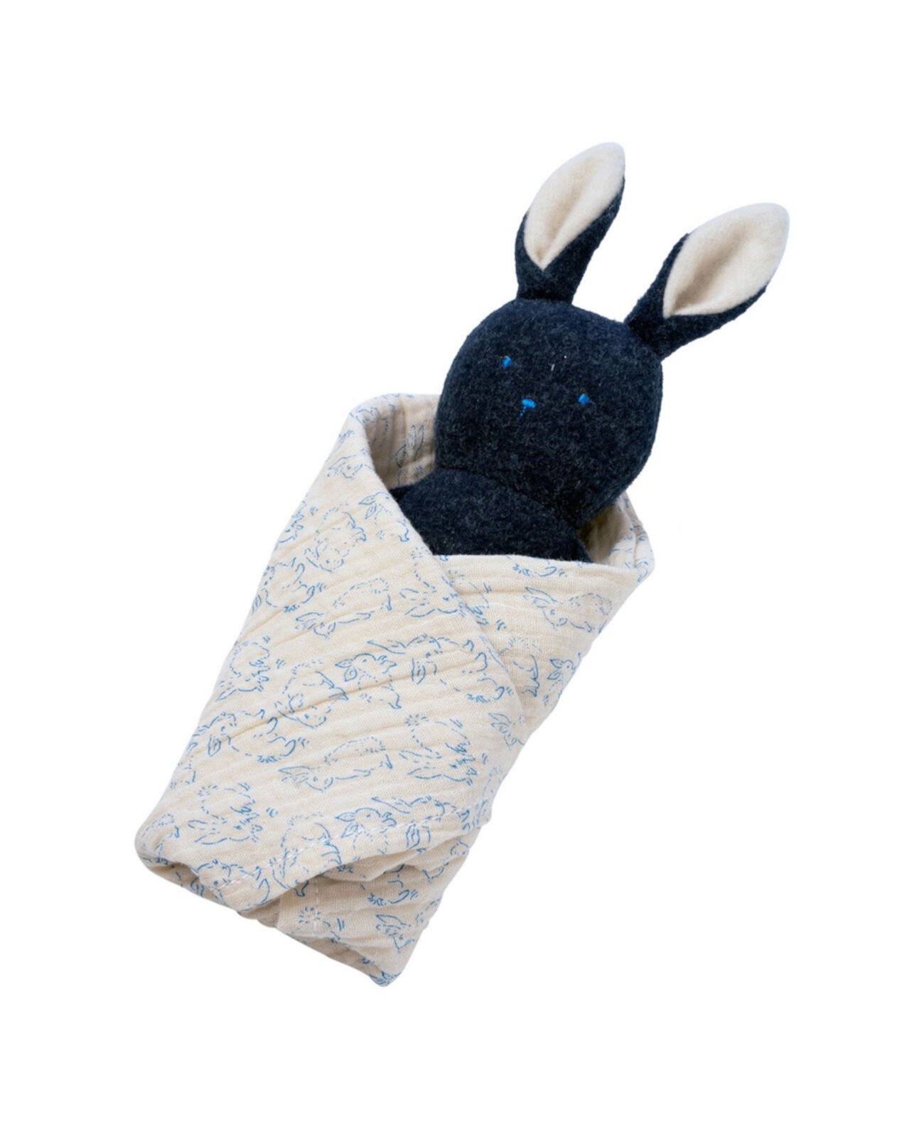 Вышитая плюшевая погремушка для кроликов Manhattan Toy