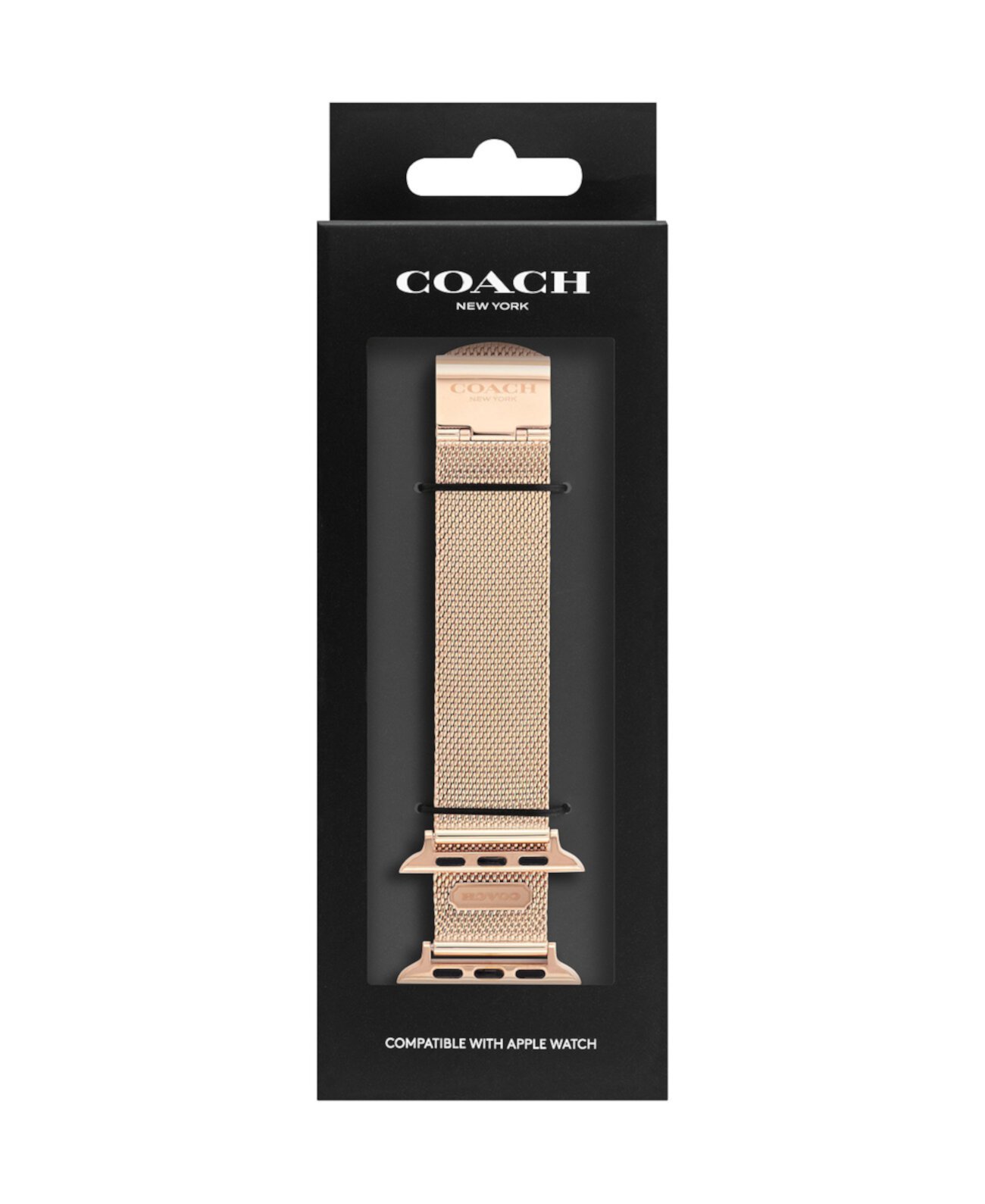 Сетчатый браслет оттенка розового золота 38-40 мм Ремешок для Apple Watch COACH