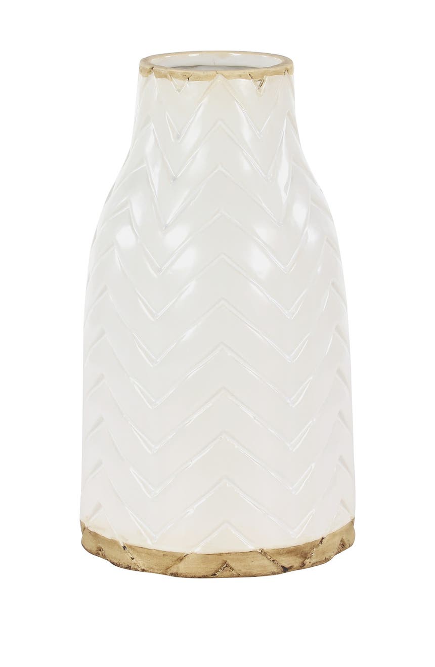Белая фарфоровая современная ваза - 7 x 12 дюймов - набор из 2 шт. SONOMA SAGE HOME