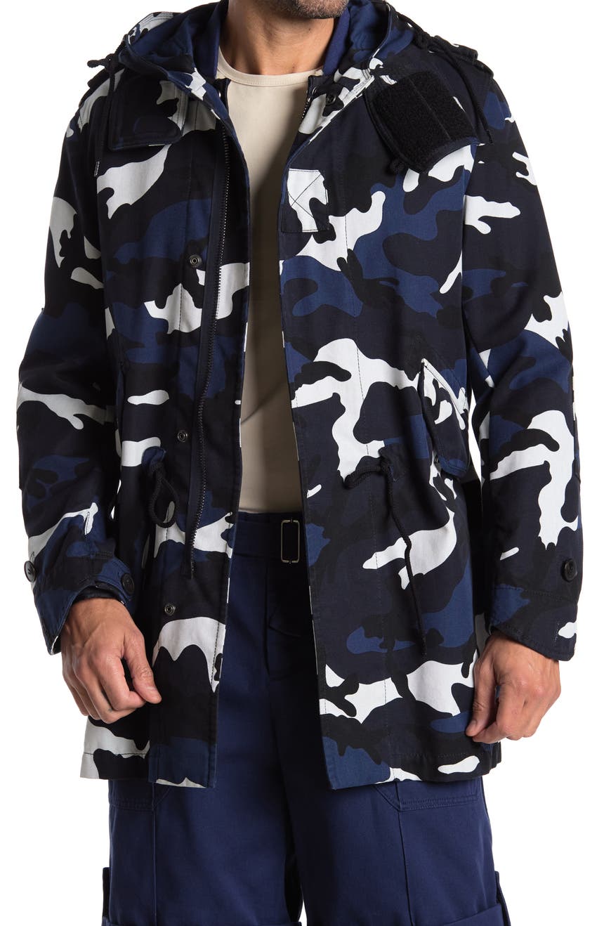 Куртка Caban Camouflage Parka Valentino